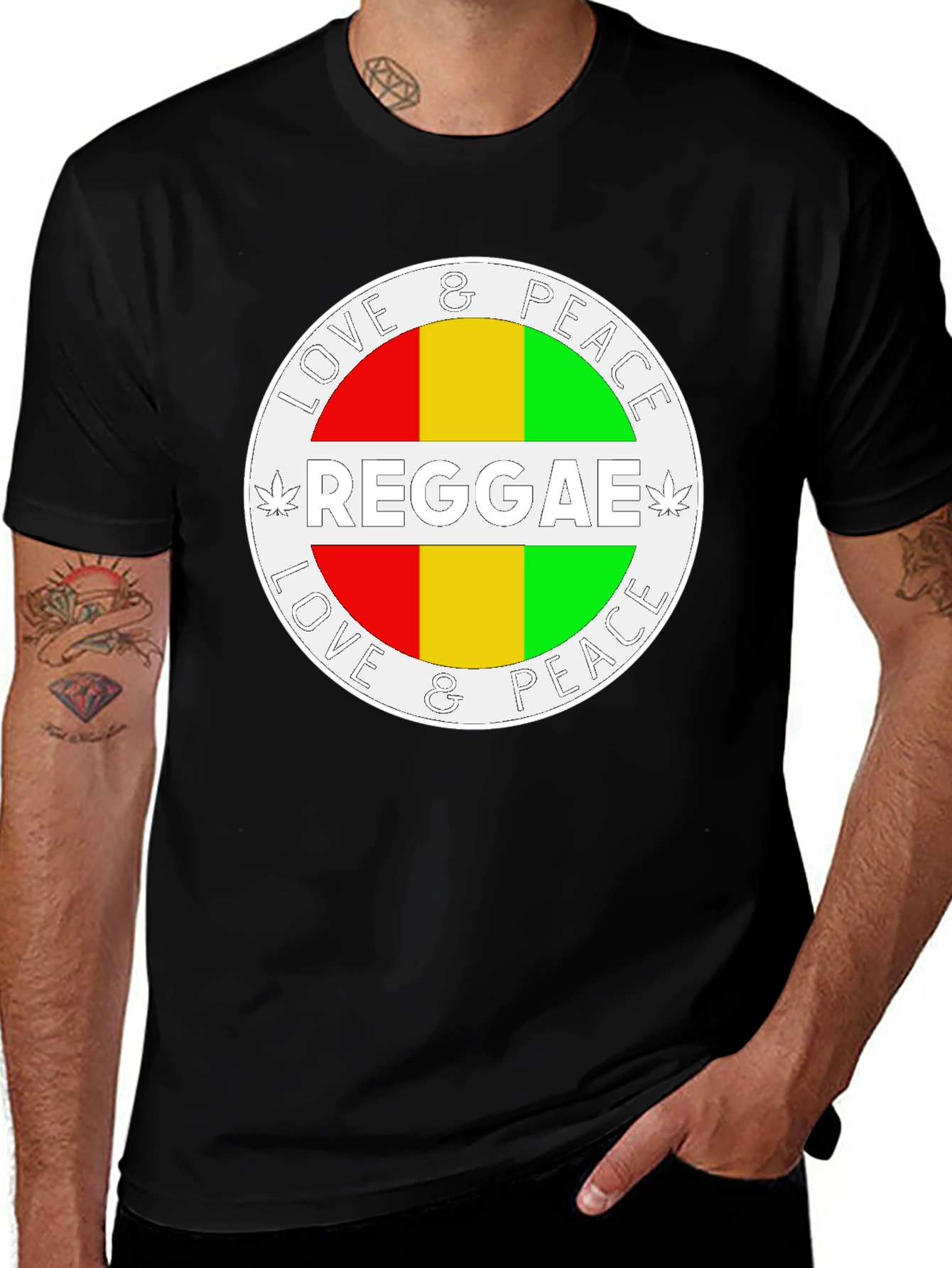 Variant 25 of Reggae Love & Peace T-Shirt