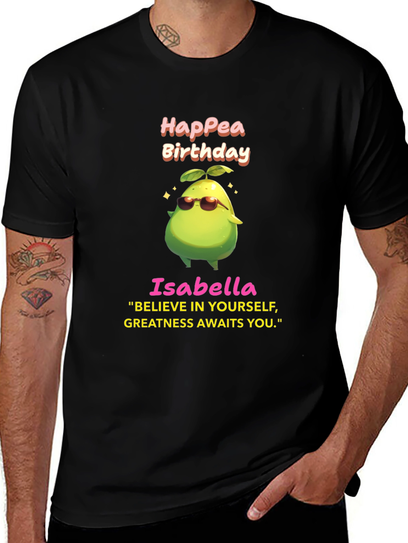 HapPEA Birthday Isabella T-Shirt