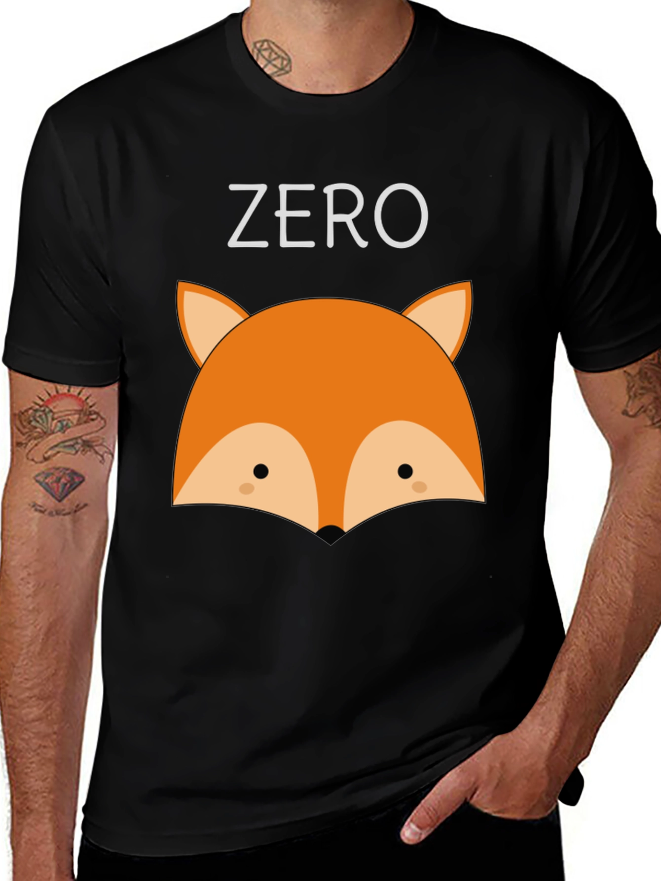 Variant 27 of Zero Fox Given Black Graphic Tee