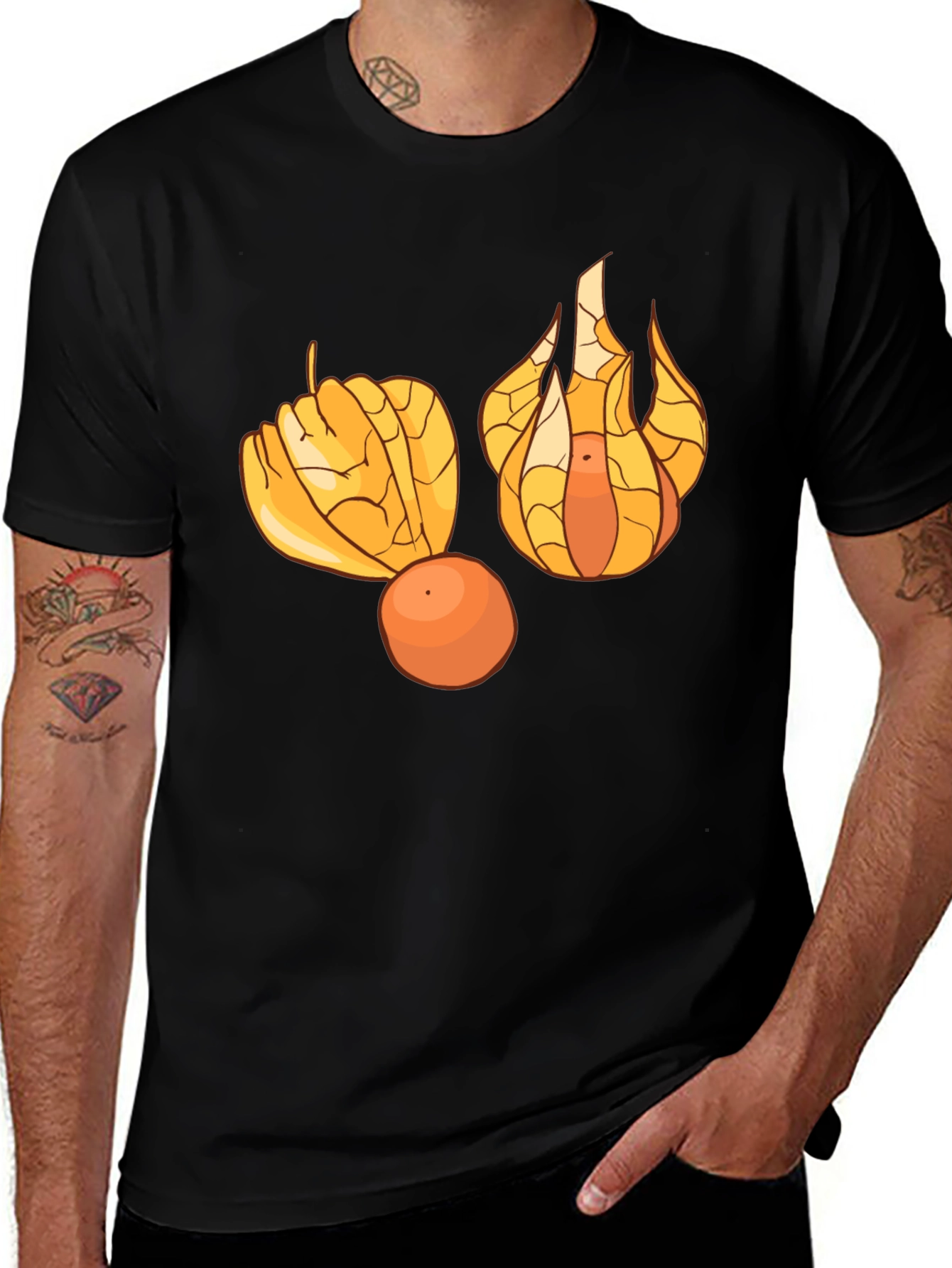 Variant 27 of Physalis Fruit Graphic T-Shirt - Unique Design