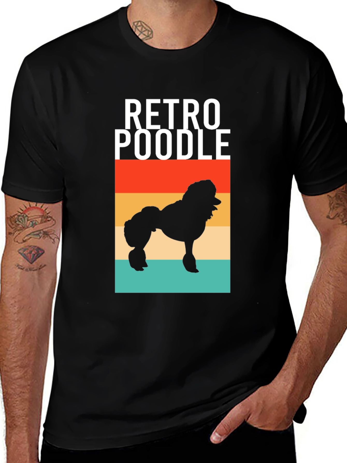 Variant 25 of Retro Poodle T-Shirt - Vintage Dog Lover Tee