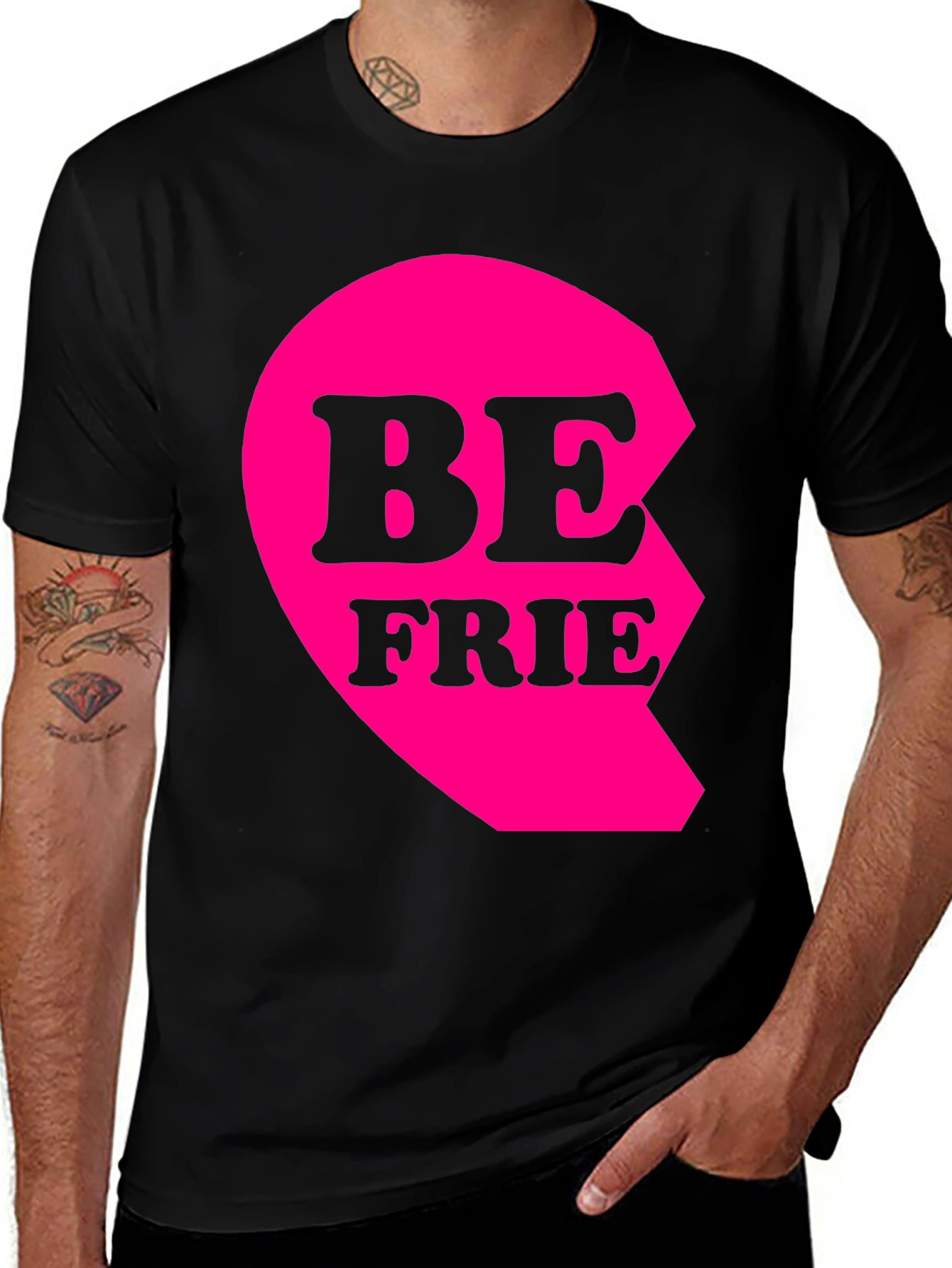 Variant 6 of Best Friend Matching Heart Tee