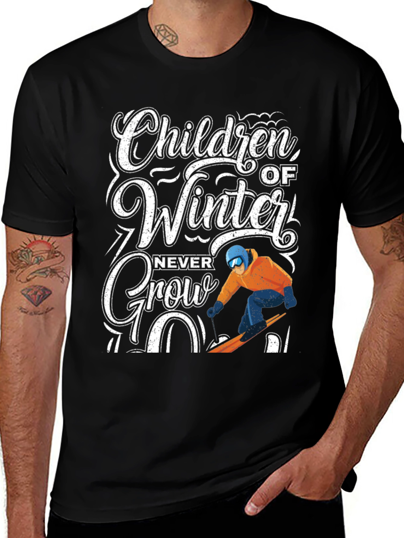 Children of Winter Tee - Snowboard Graphic T-Shirt