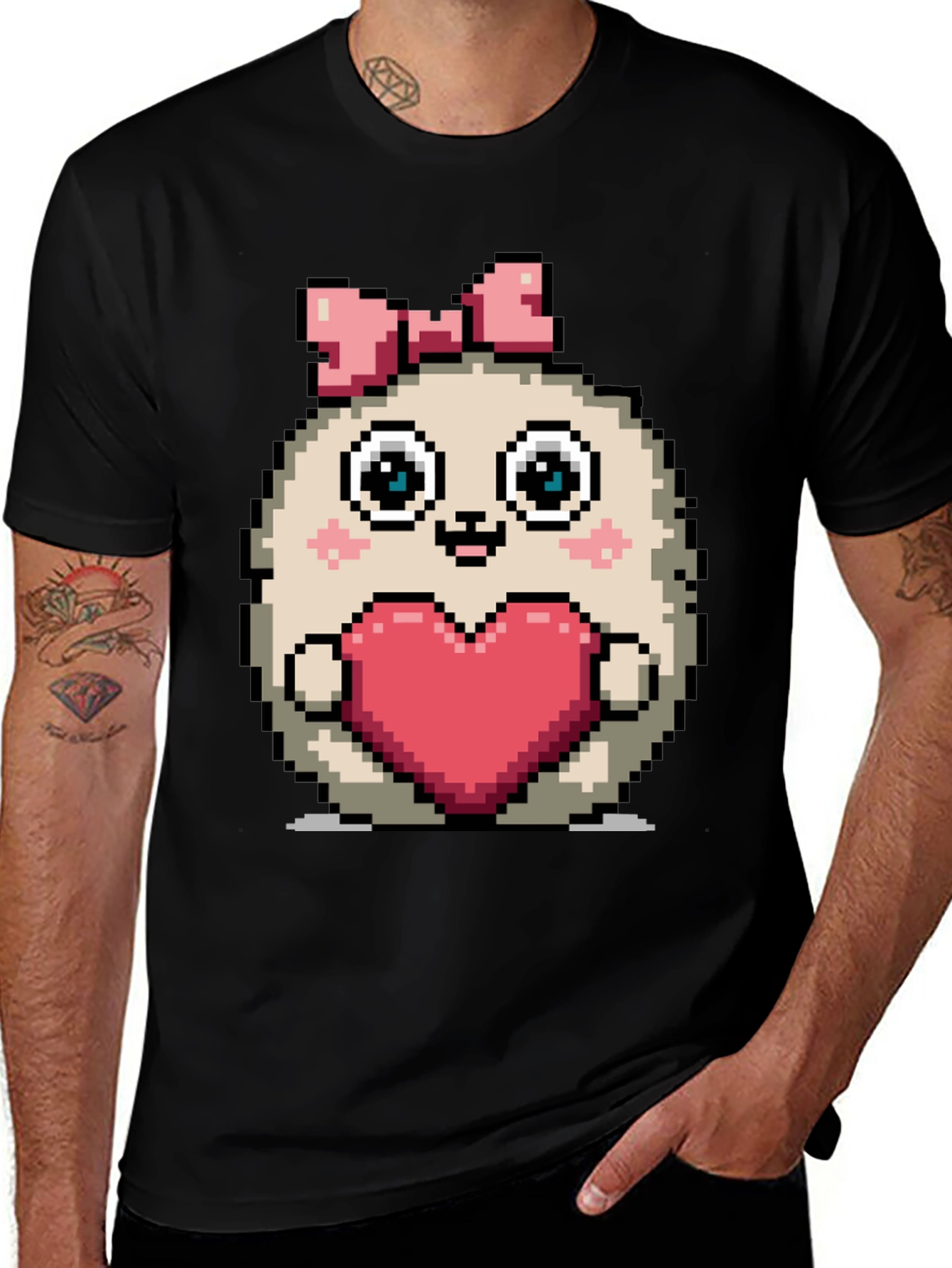 Variant 22 of Pixel Heart Kawaii T-Shirt