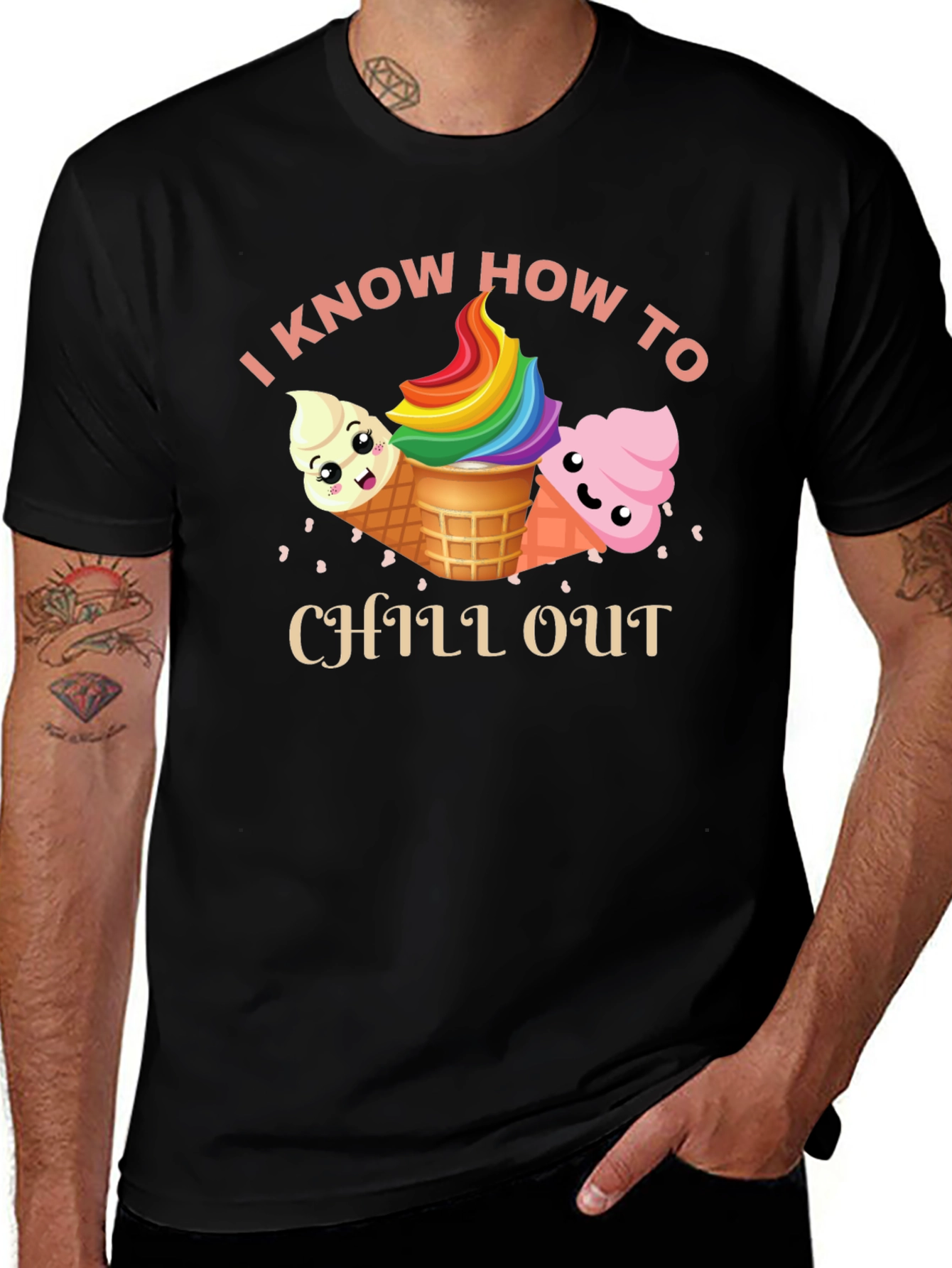 Variant 22 of Chill Out Ice Cream T-Shirt