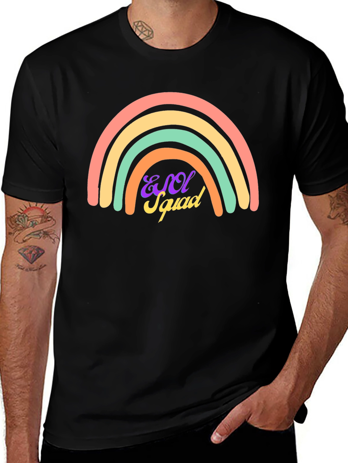 ESL Squad Rainbow T-Shirt