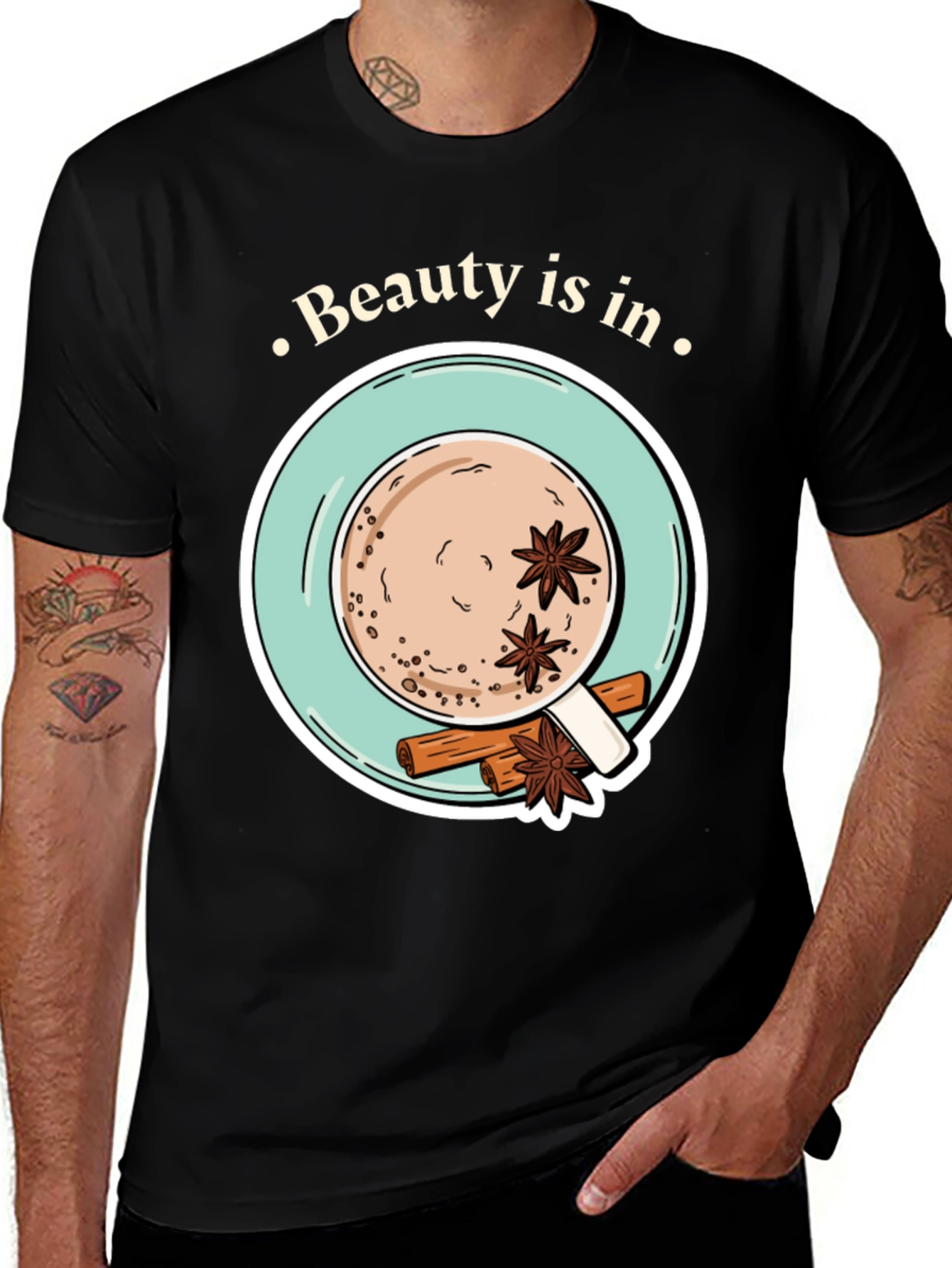 Beauty is in Chai T-Shirt - Unisex Soft Cotton Tee