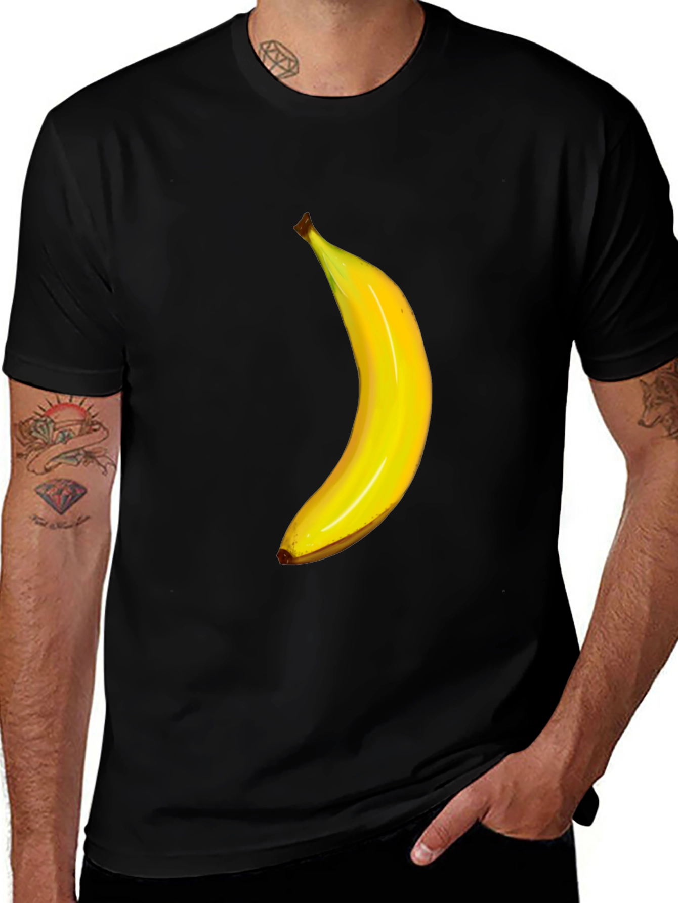 Variant 25 of Banana Graphic Tee - Funny Fruit T-Shirt