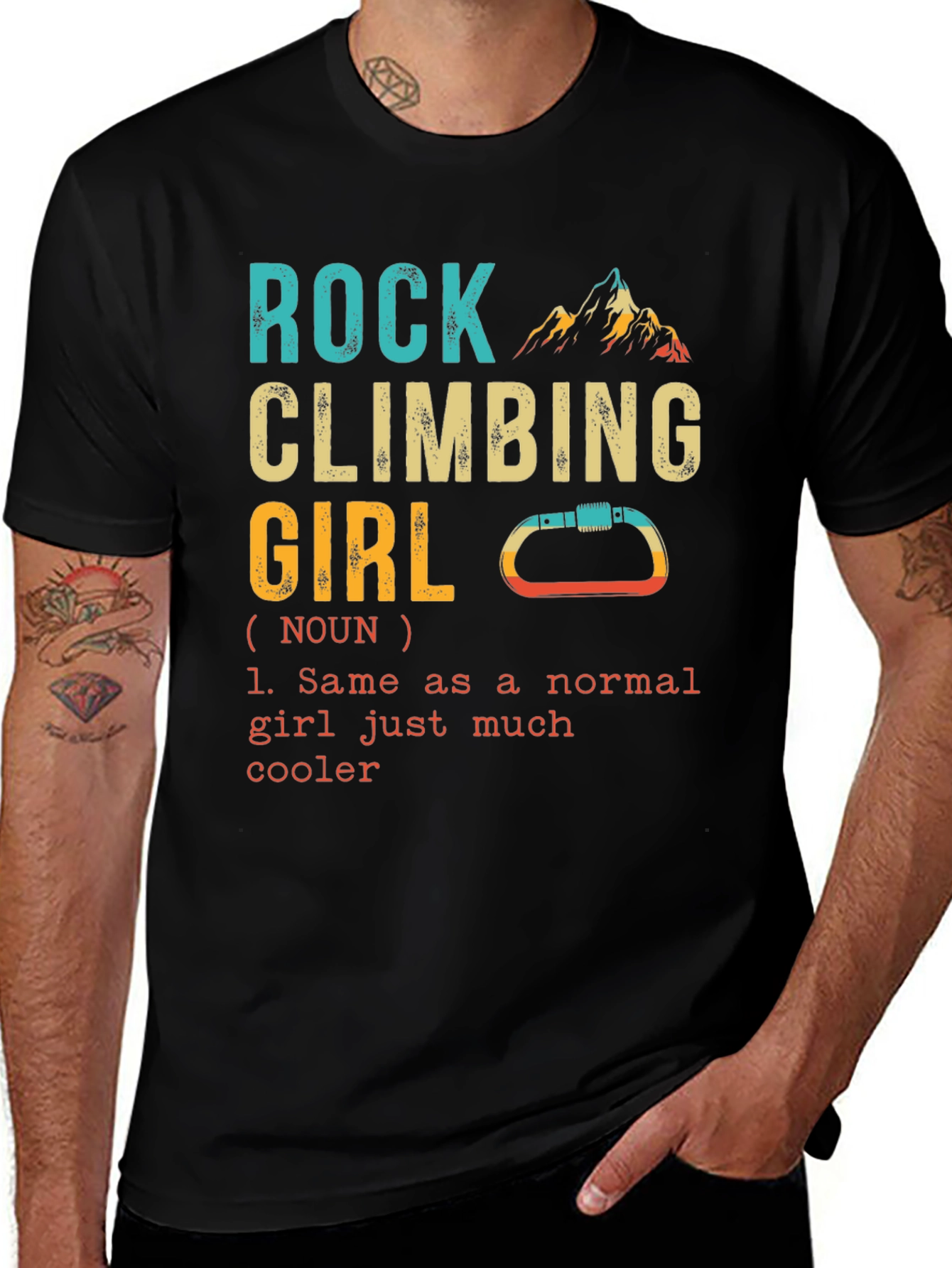 Rock Climbing Girl T-Shirt