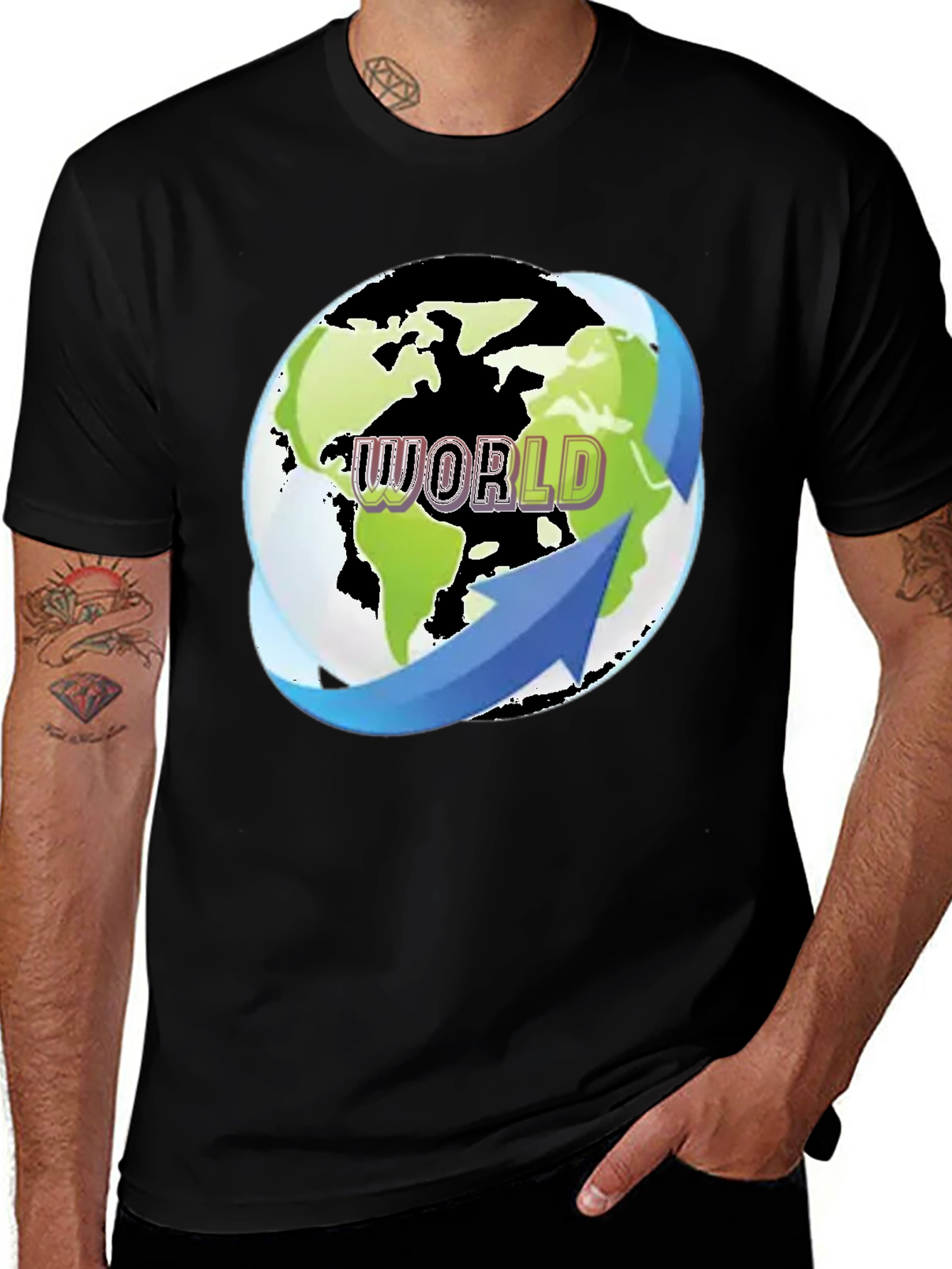 Variant 14 of World Graphic Print Tee