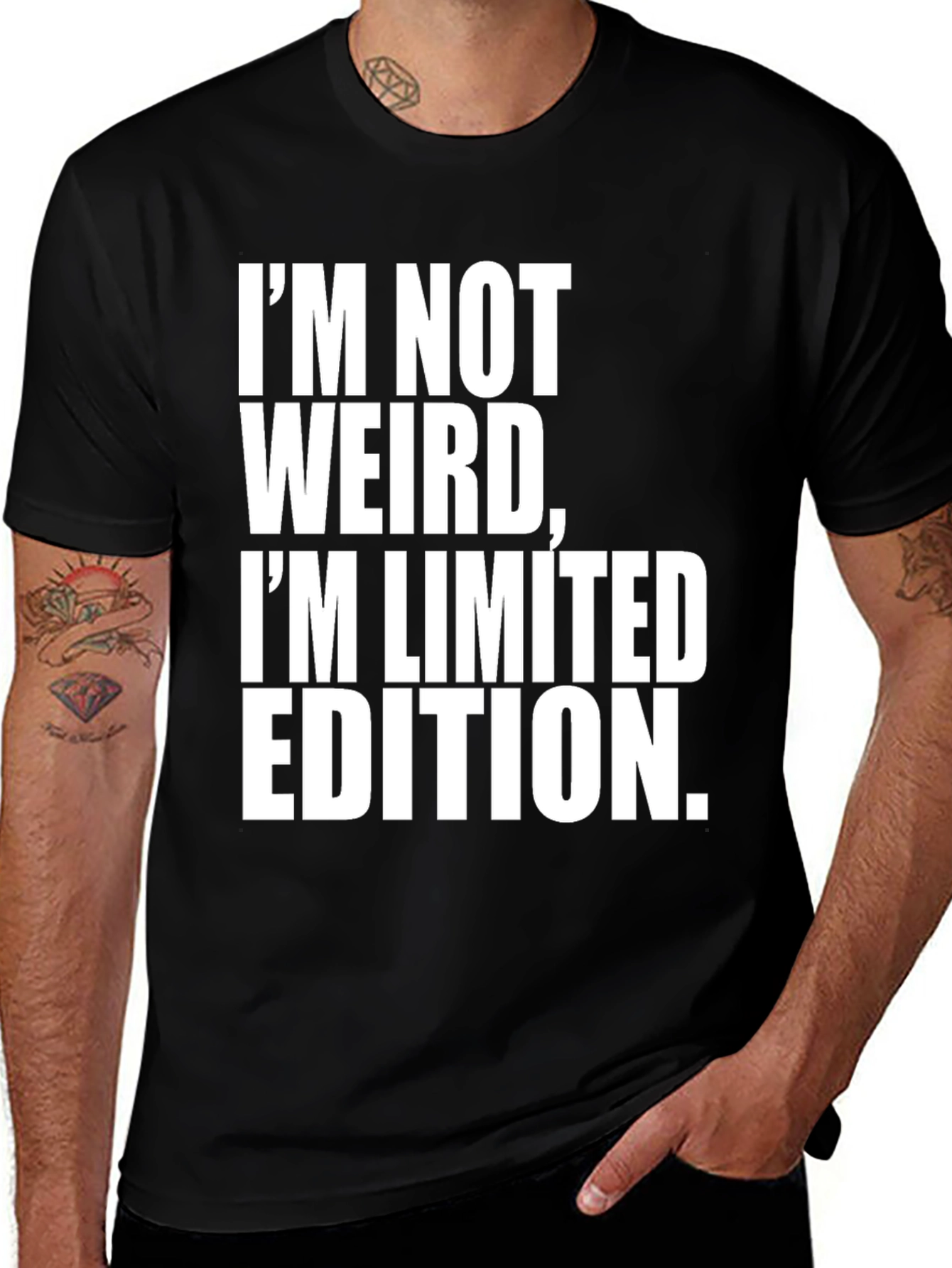 Variant 4 of I'm Not Weird, I'm Limited Edition Black T-Shirt