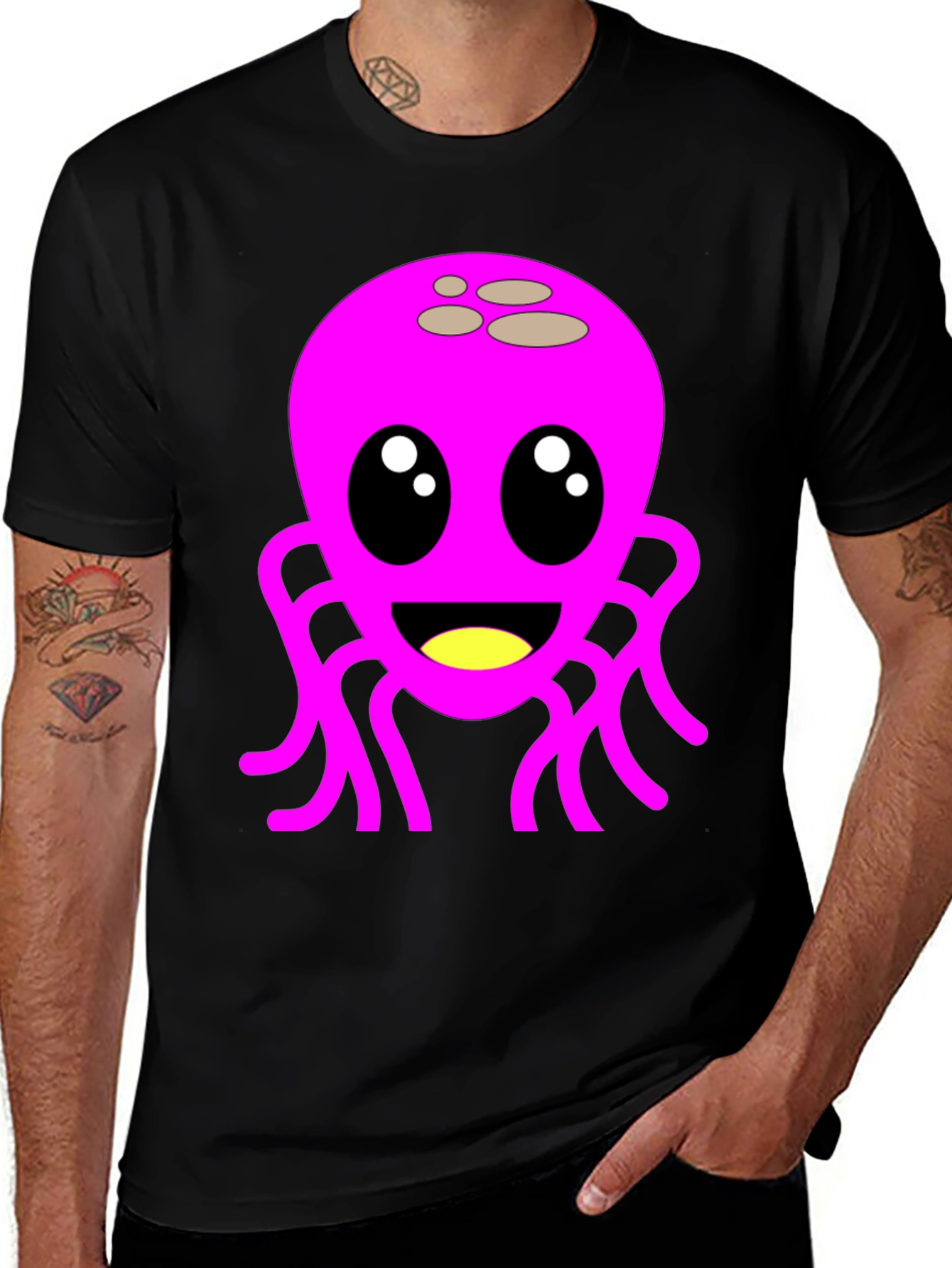 Variant 24 of Cute Octopus Graphic T-Shirt - Fun & Unique Design