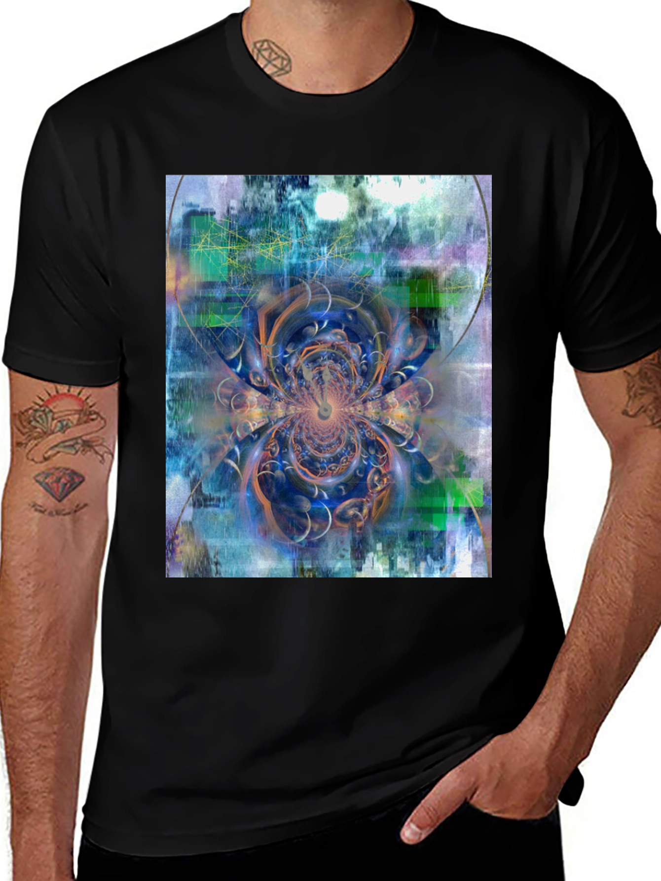 Variant 27 of Abstract Art Print T-Shirt