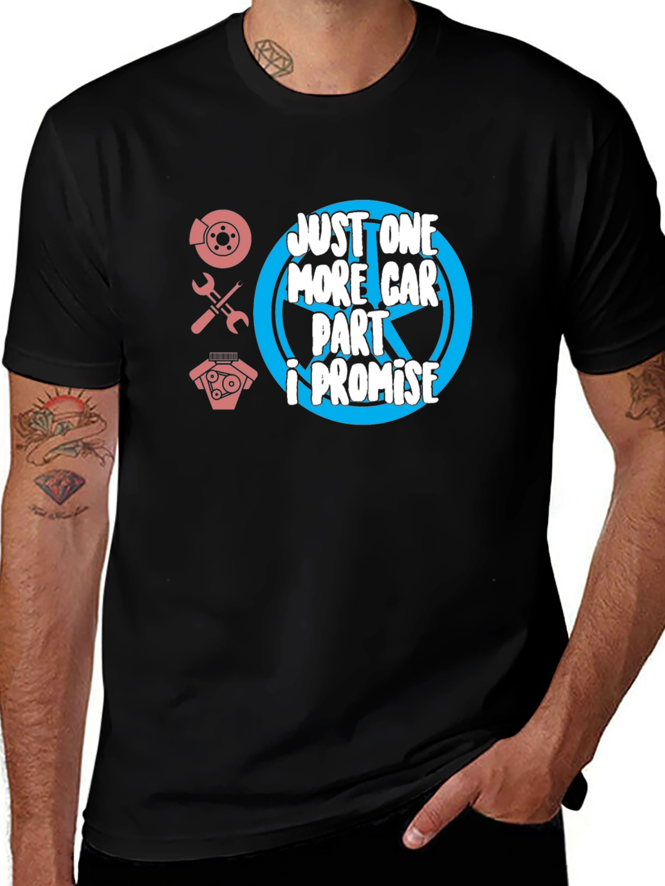 Variant 26 of Just One More Car Part T-Shirt