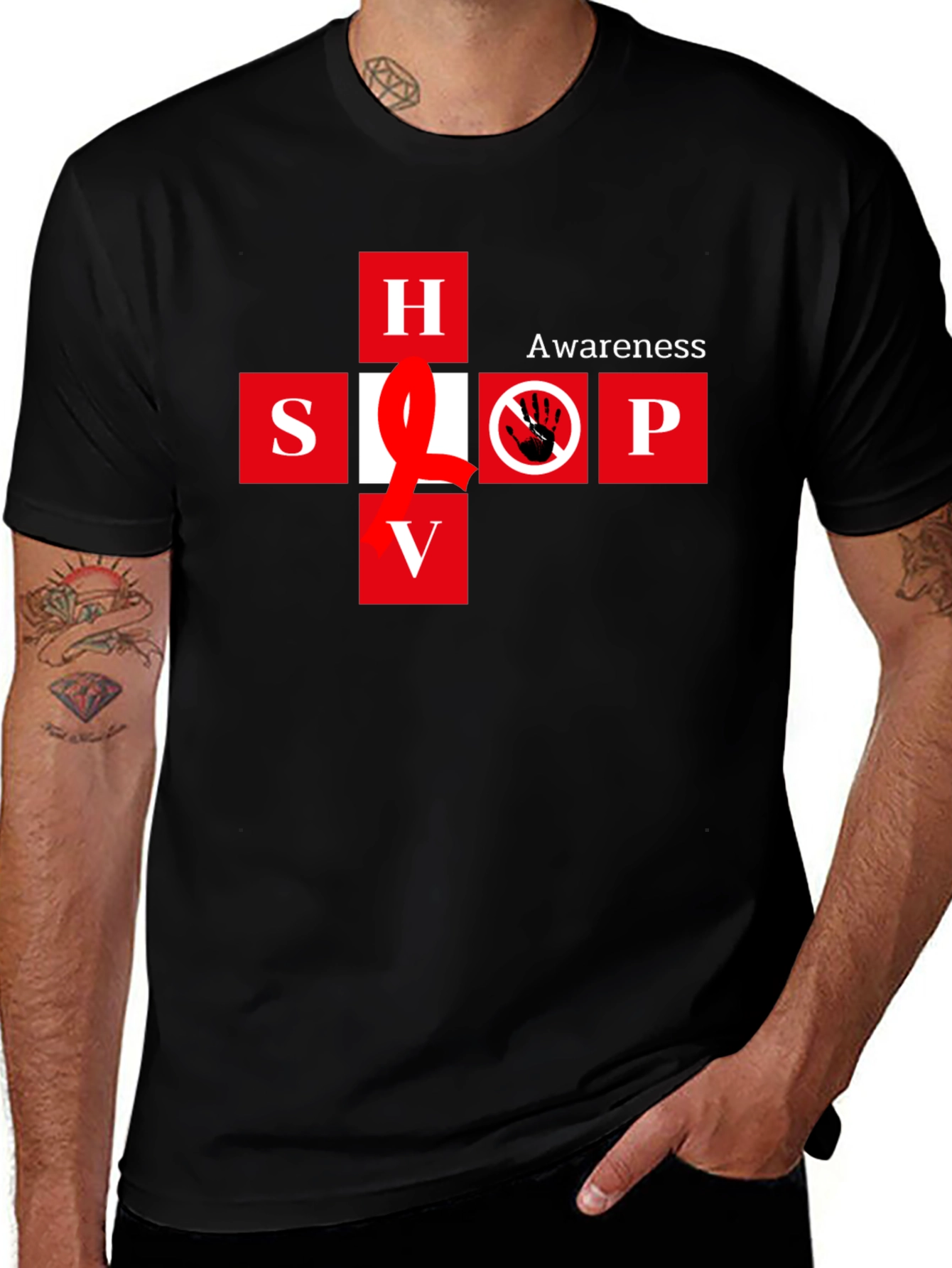 HIV Awareness T-Shirt - Stop the Spread!