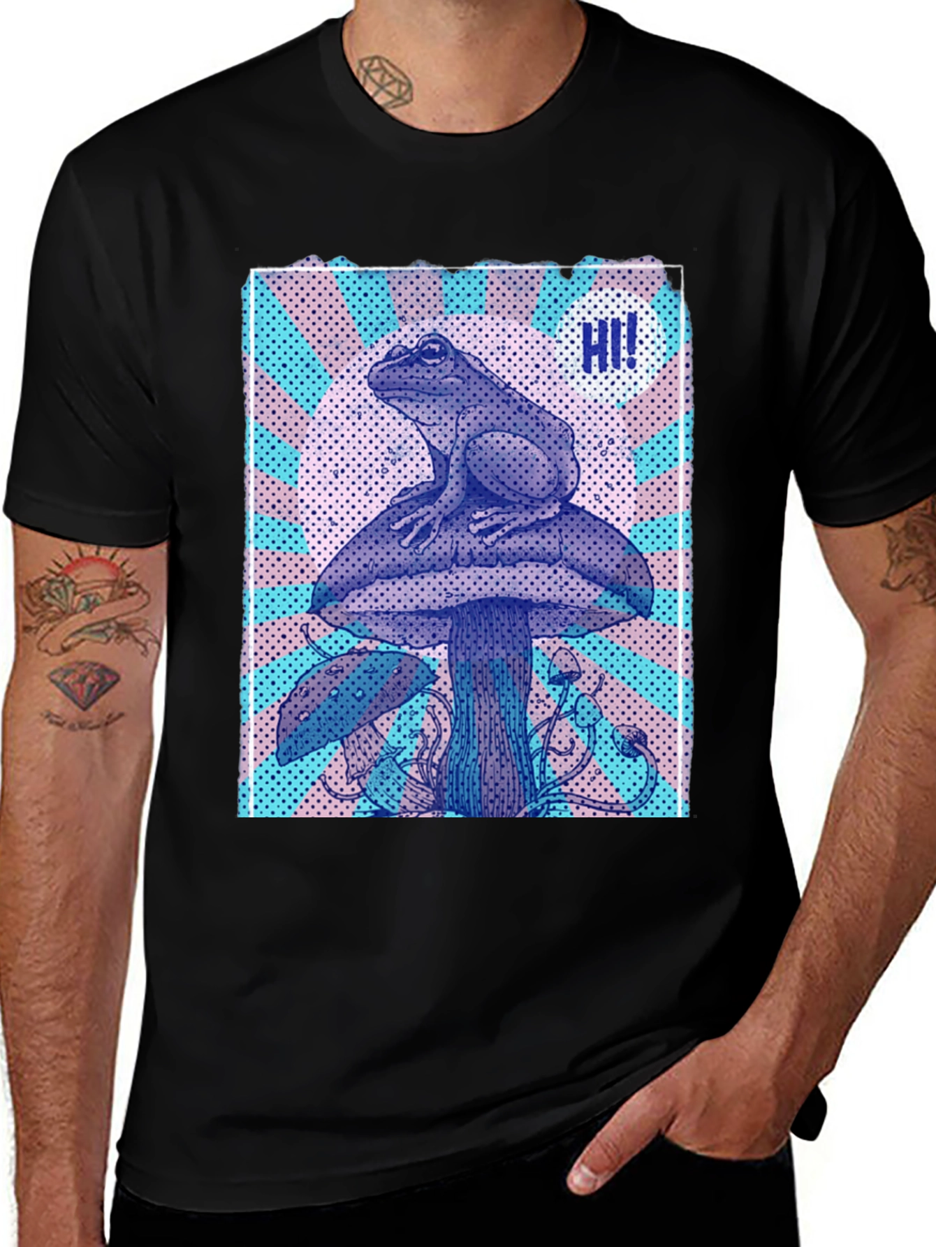 Variant 16 of Mushroom Frog Graphic Tee