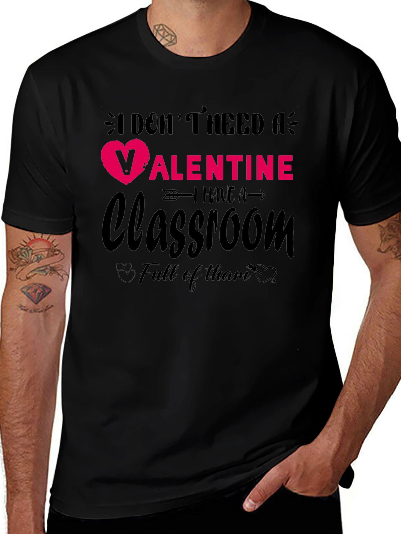 Valentine's Day Teacher T-Shirt - Classroom Full of Love!
