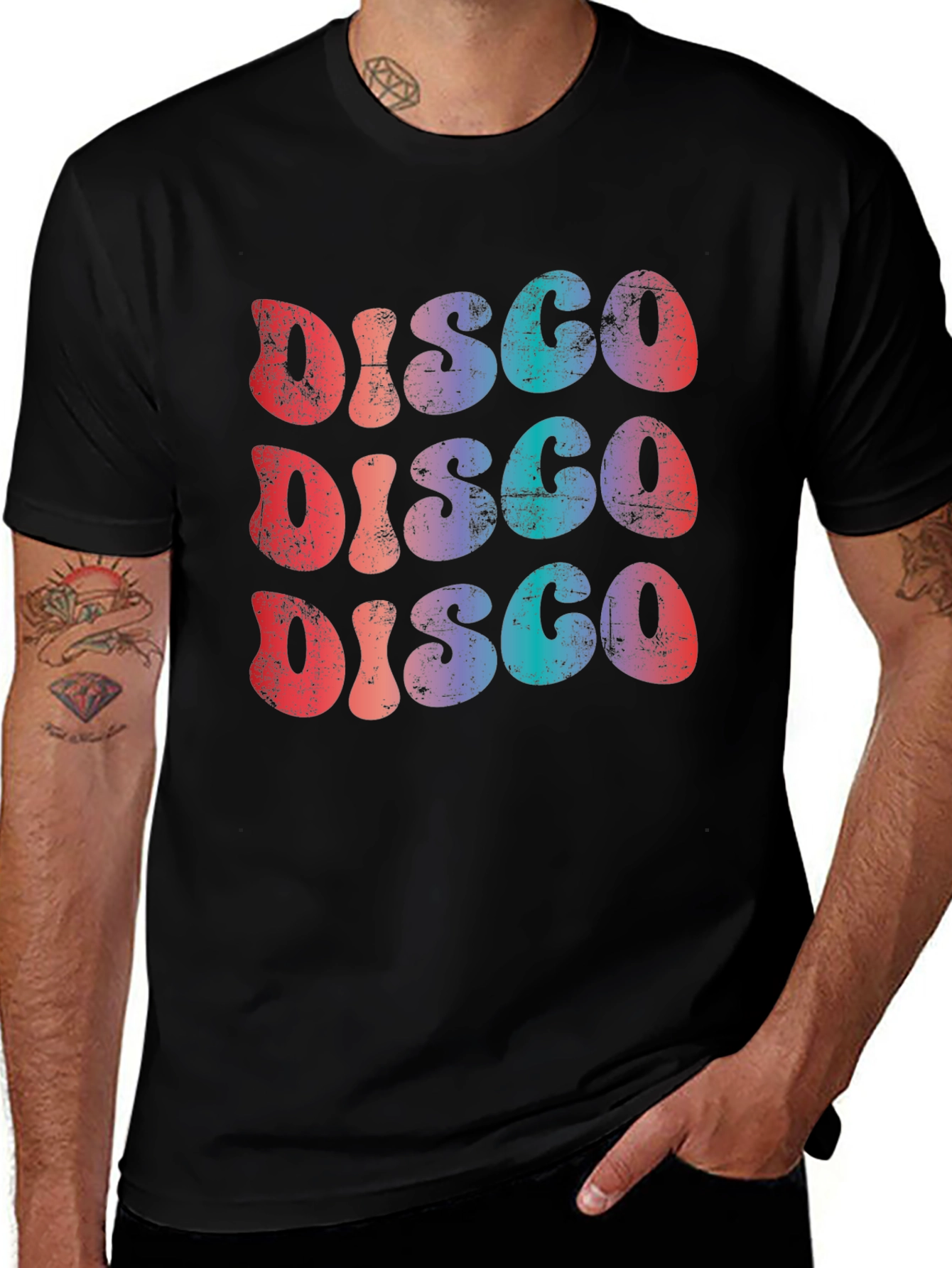 Variant 23 of Retro Disco Graphic Tee - 70s Style