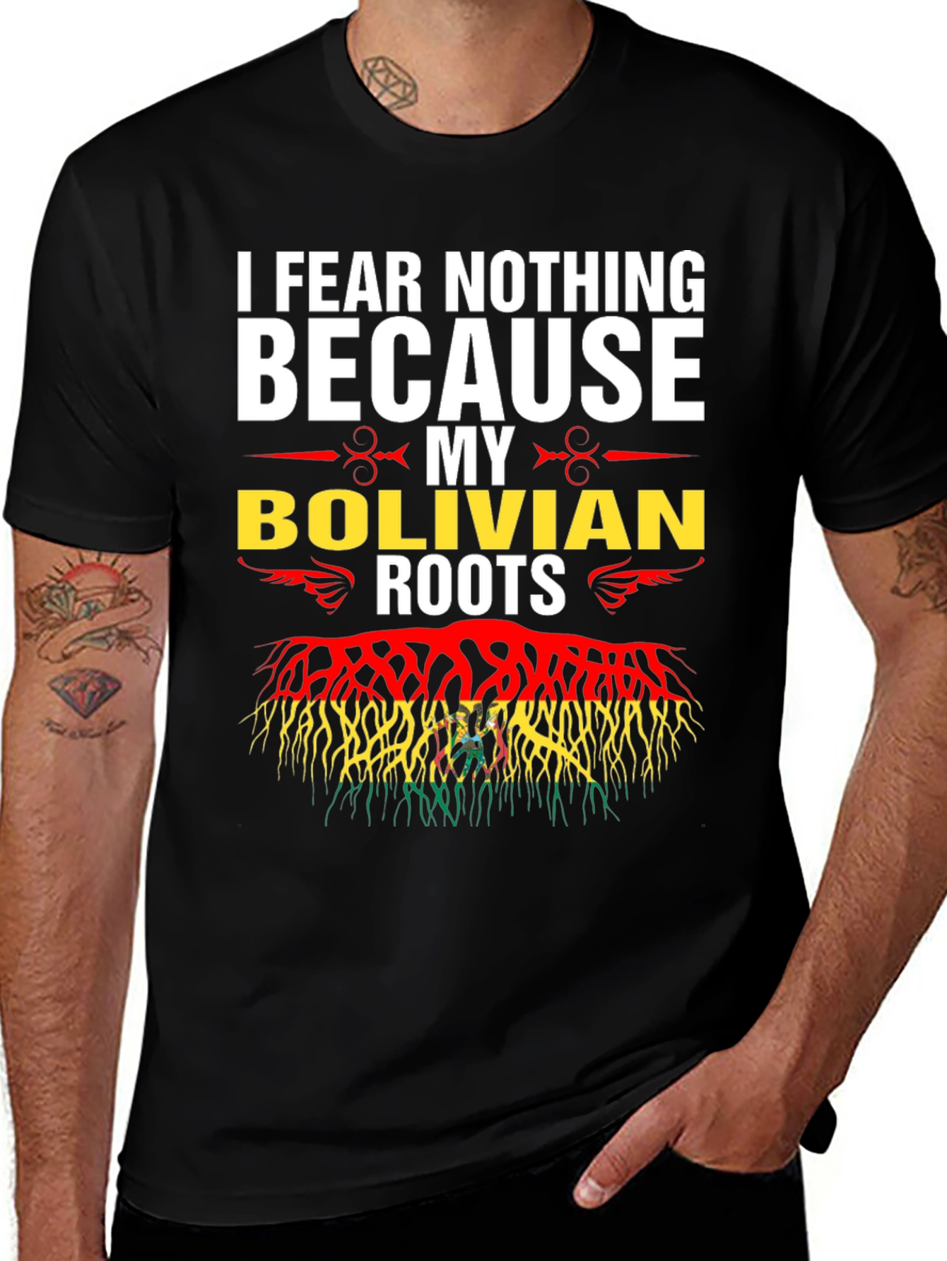 Bolivian Roots T-Shirt - Fear Nothing Pride