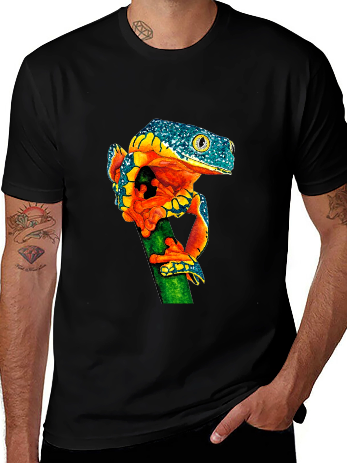 Variant 15 of Frog Graphic Print T-Shirt