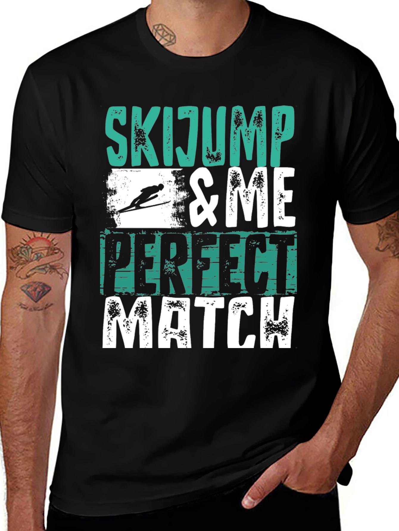 Variant 24 of Skijump & Me Perfect Match T-Shirt