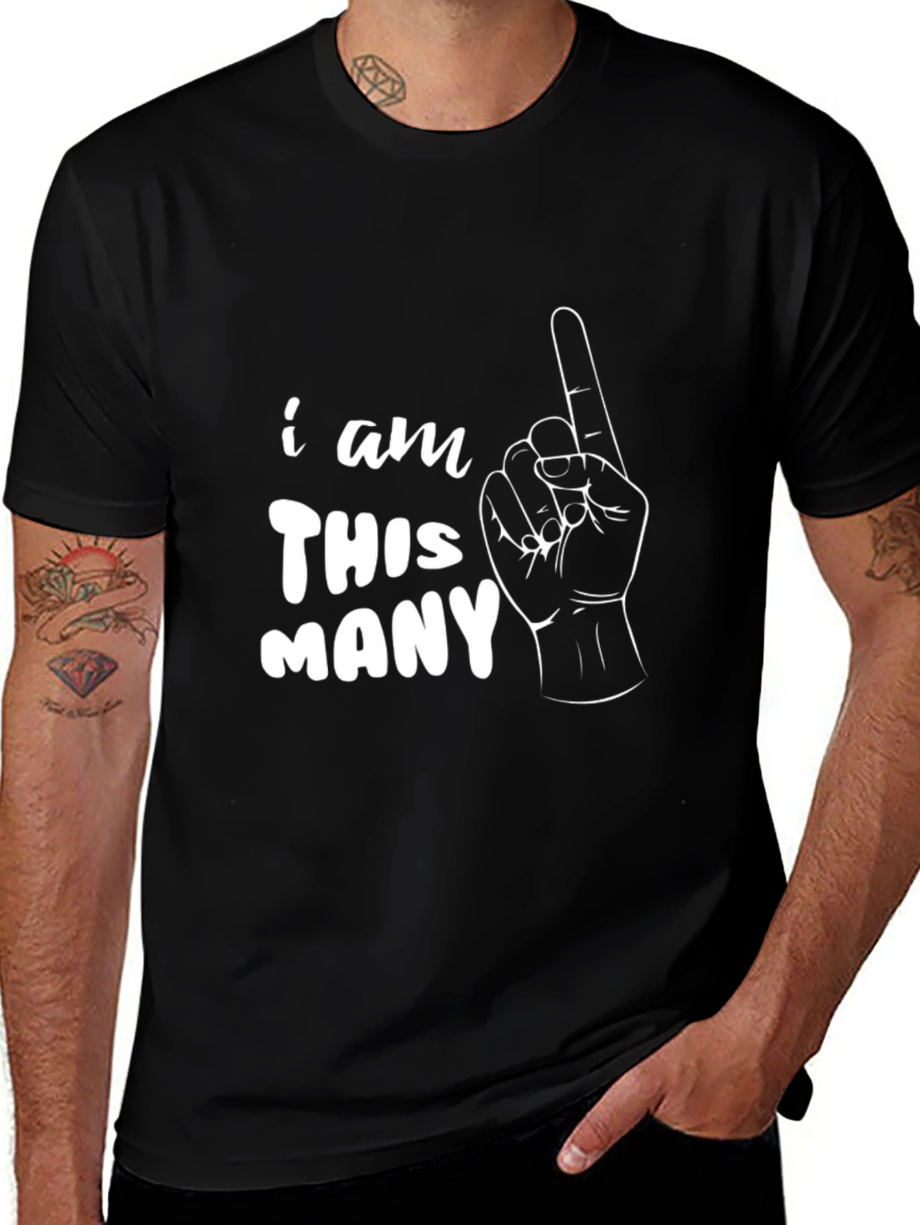 Variant 5 of I am THIS MANY First Birthday T-Shirt