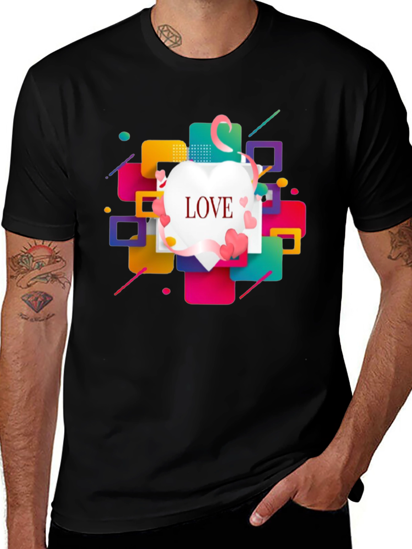 Variant 21 of Love Graphic Print T-Shirt - Stylish Casual Tee