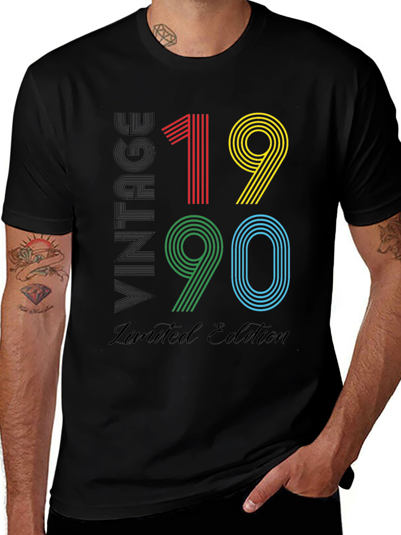 Variant 12 of Vintage 1990 Limited Edition Graphic T-Shirt