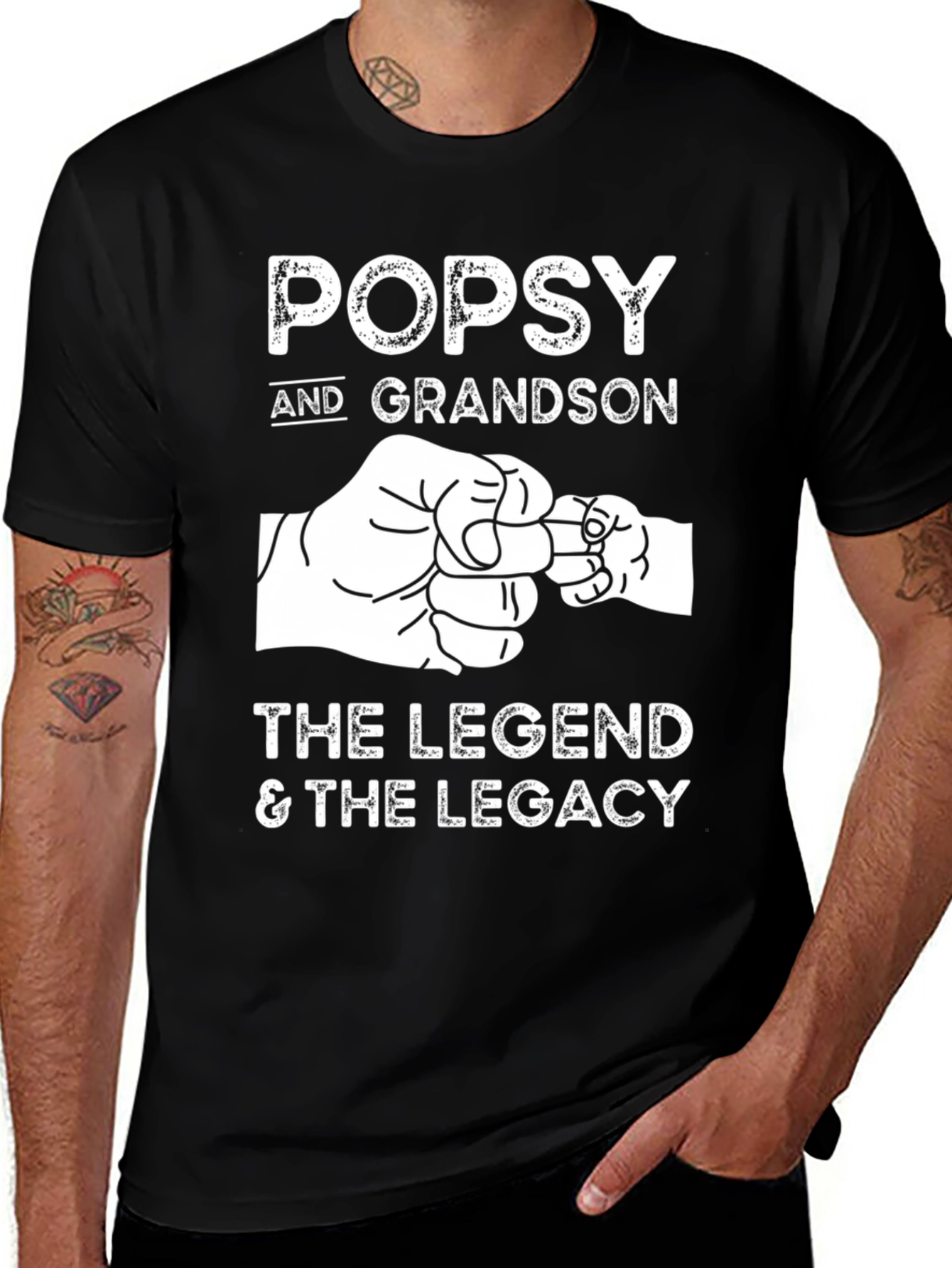 Variant 25 of Popsy & Grandson T-Shirt: The Legend & Legacy Tee