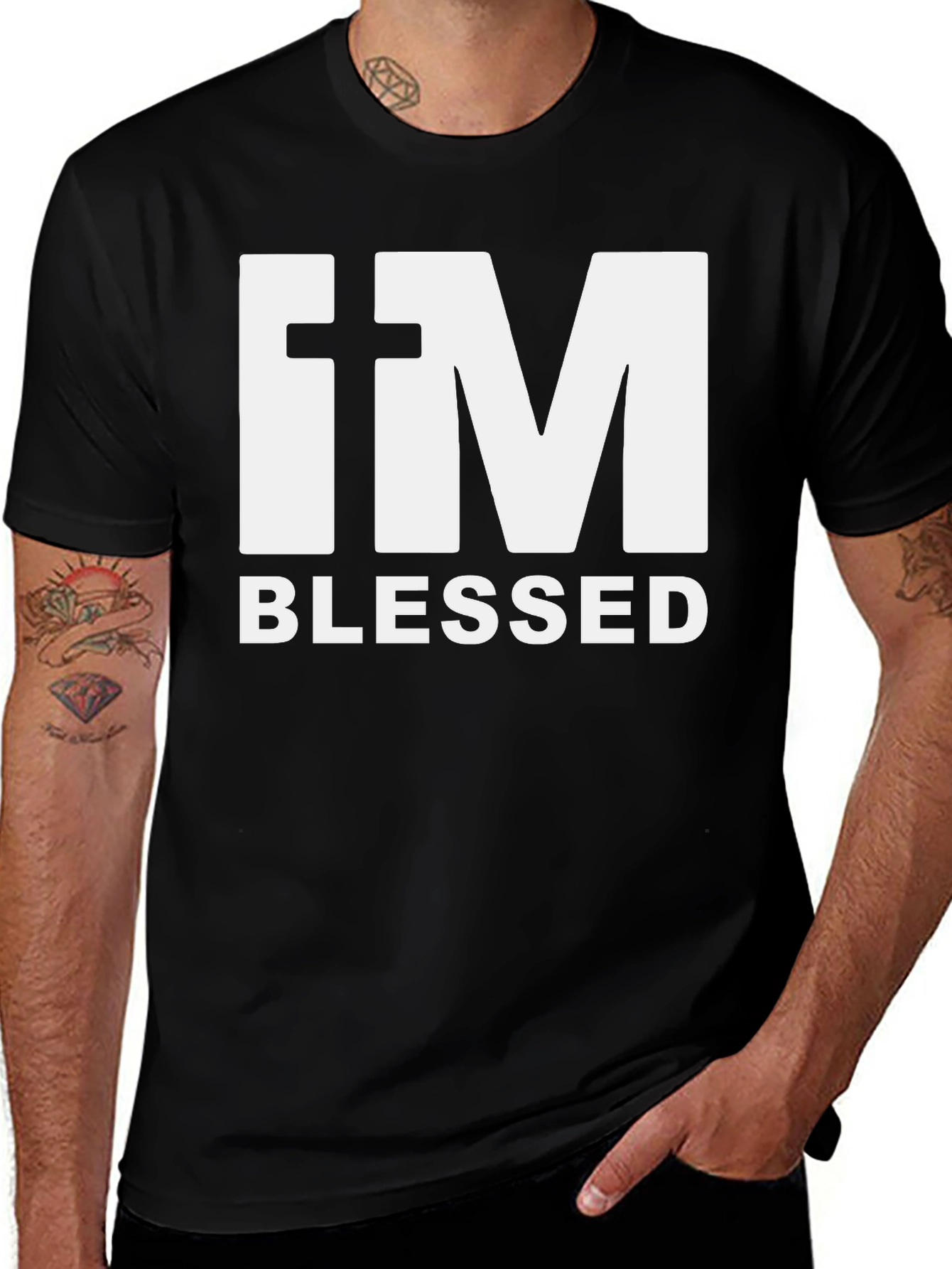 I'm Blessed Graphic T-Shirt, Christian Tee