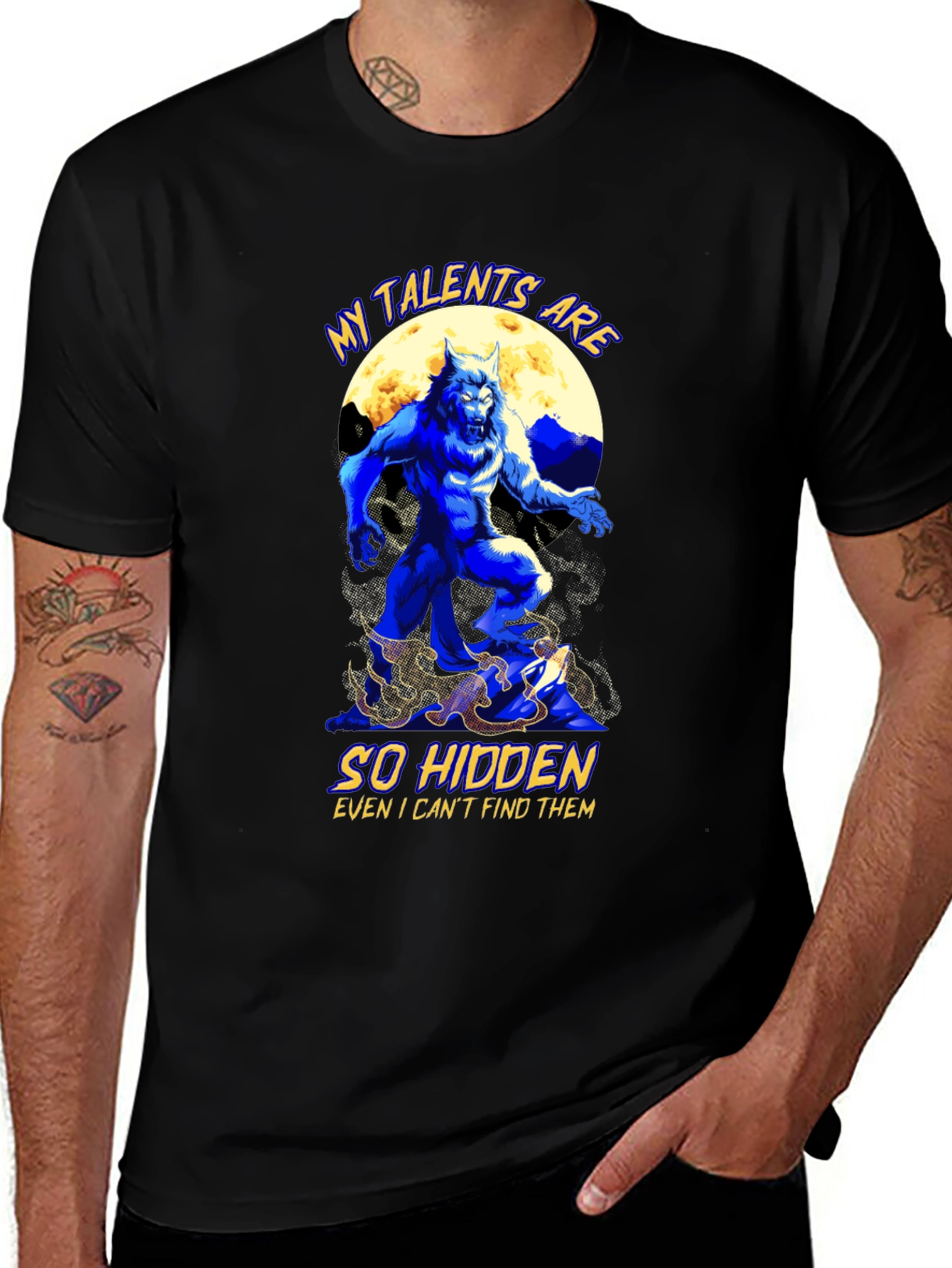 Variant 18 of Talents Hidden Werewolf Graphic Tee