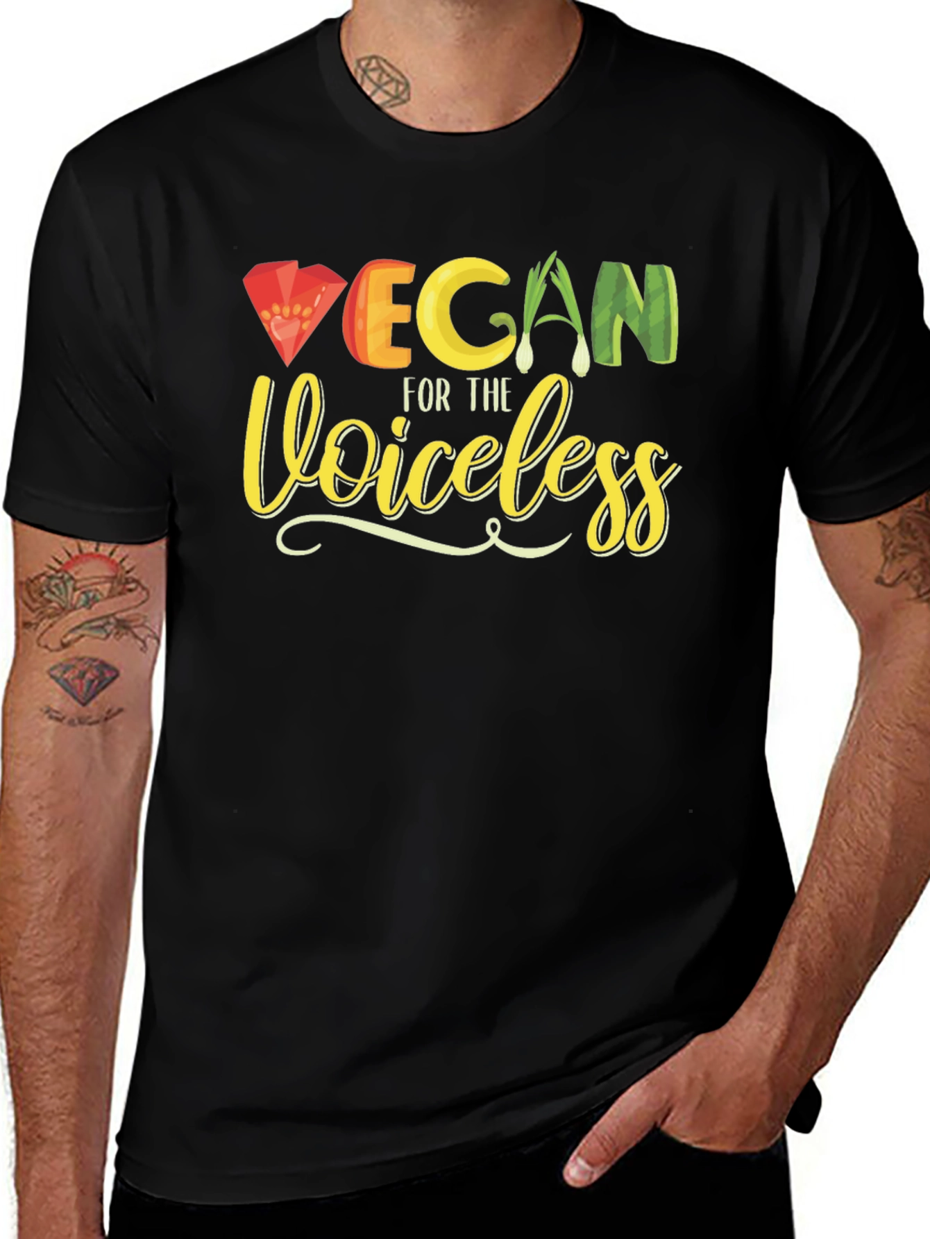 Vegan for the Voiceless Graphic Tee