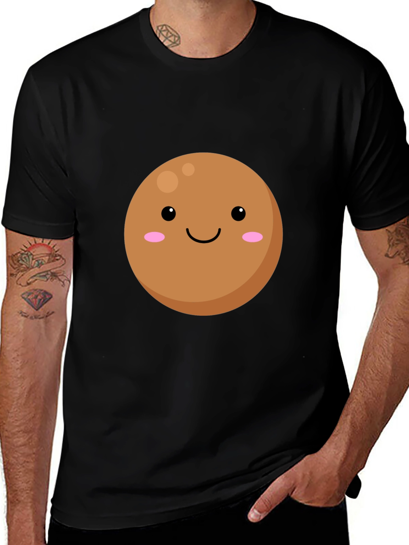 Variant 30 of Cute Smiley Face Graphic Tee - Unisex