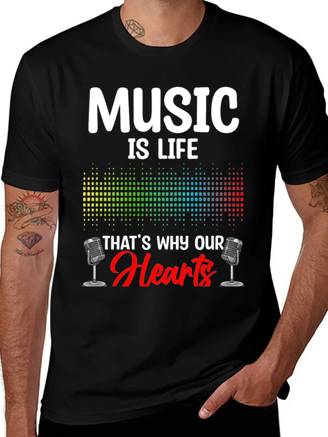Variant 9 of Music Is Life T-Shirt
