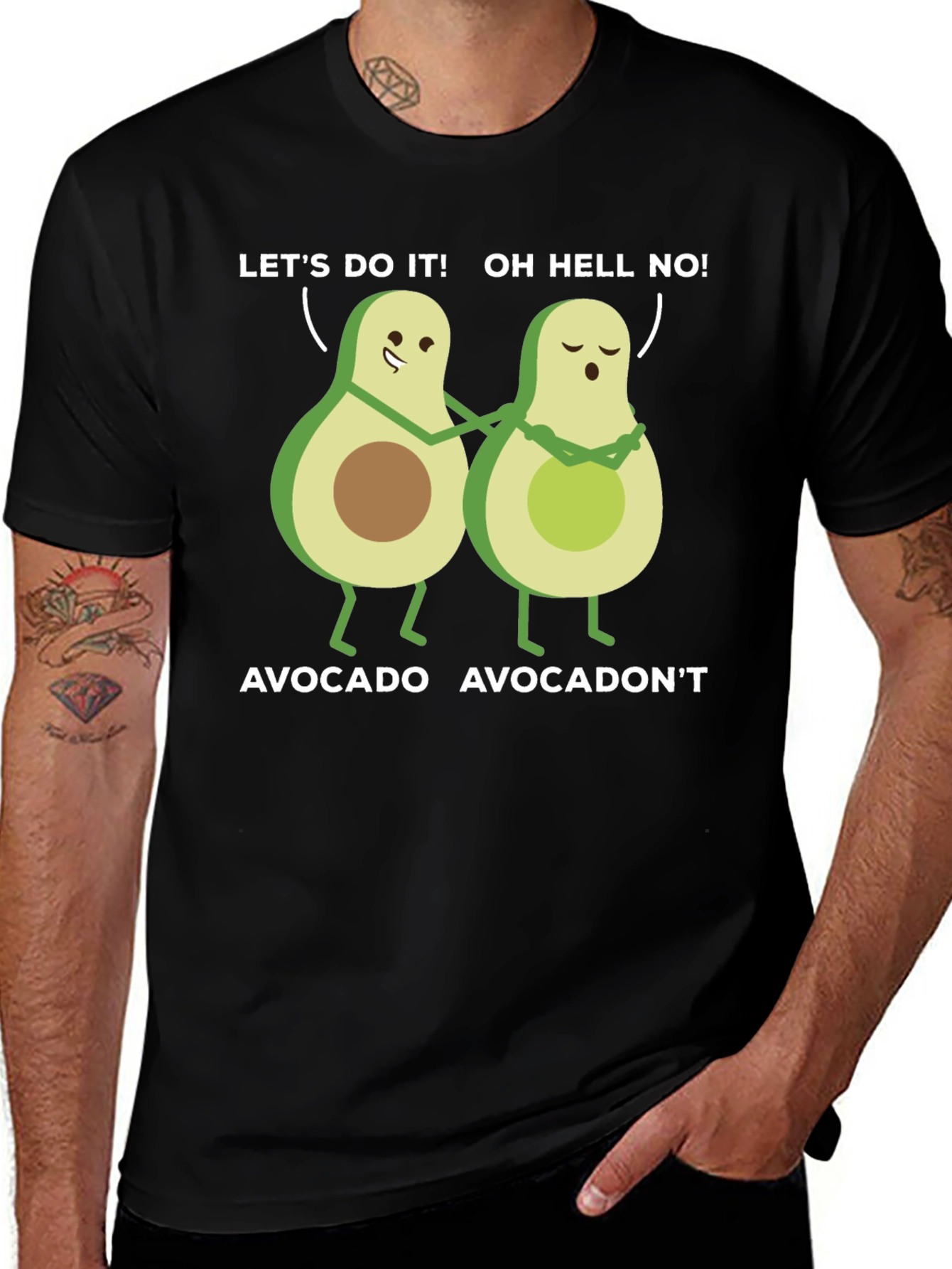 Variant 12 of Avocado Lovers T-Shirt Funny Fruit Tee