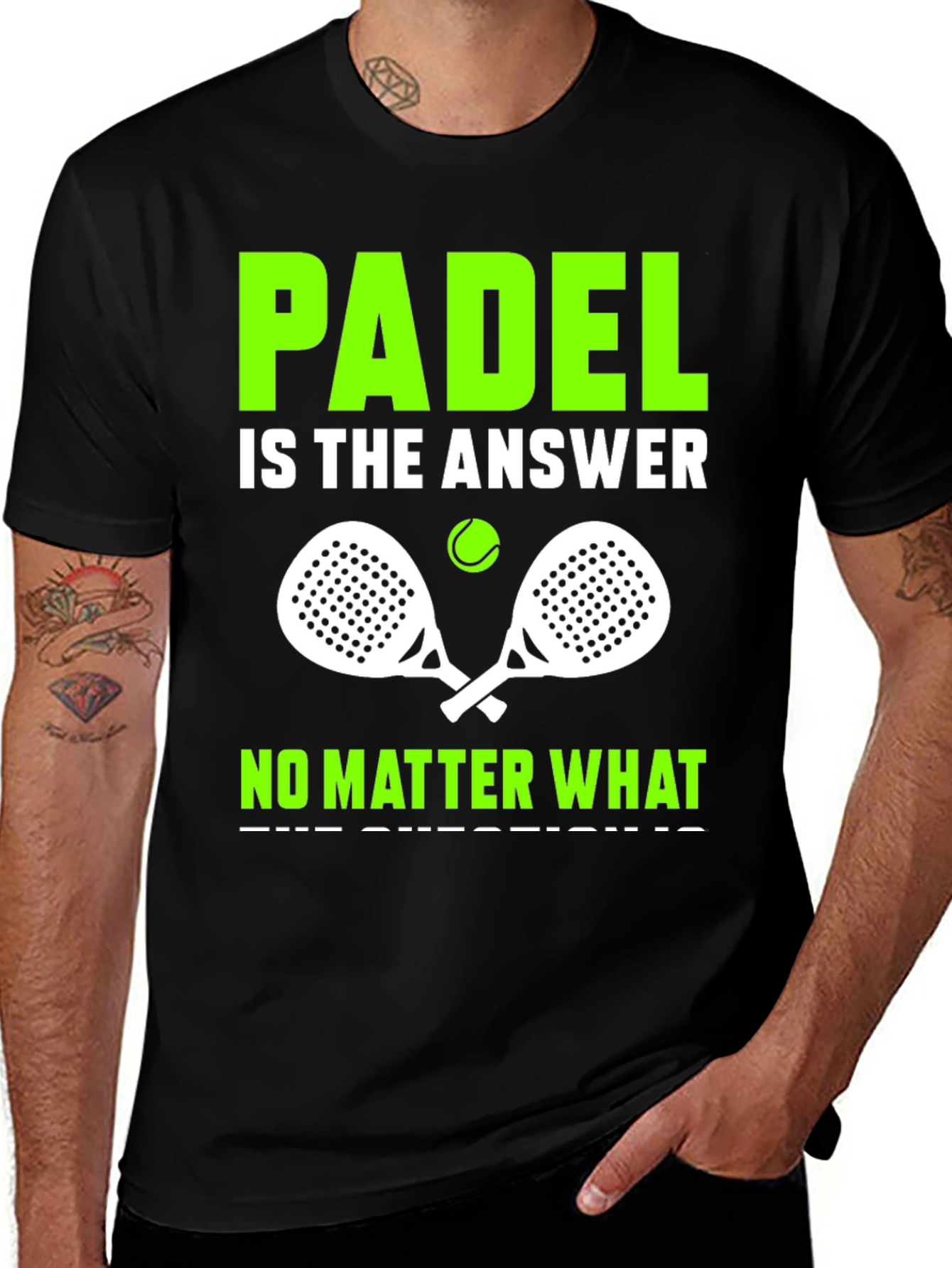 Padel is the Answer T-Shirt - Tennis Apparel
