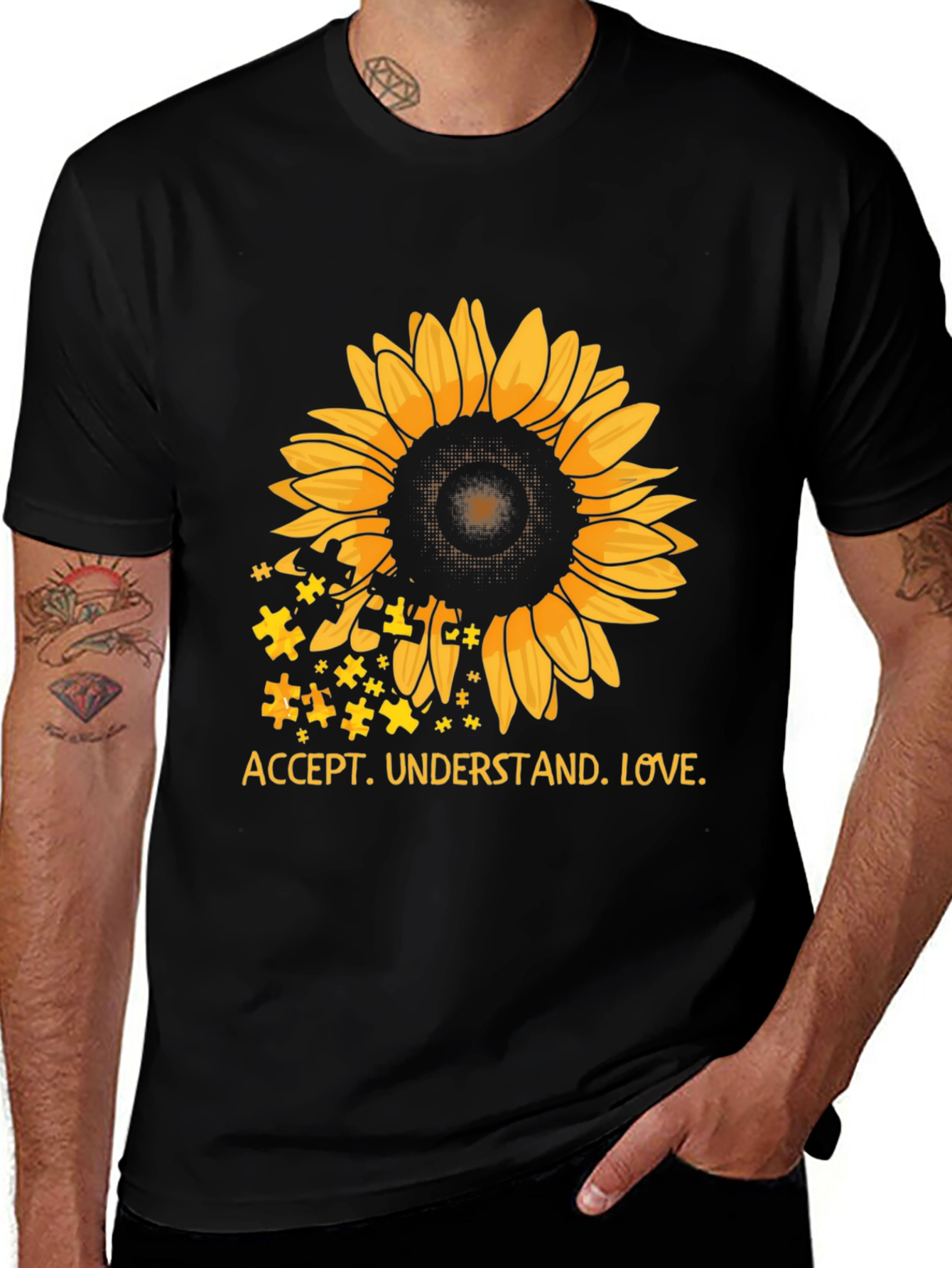 Sunflower Autism Awareness T-Shirt