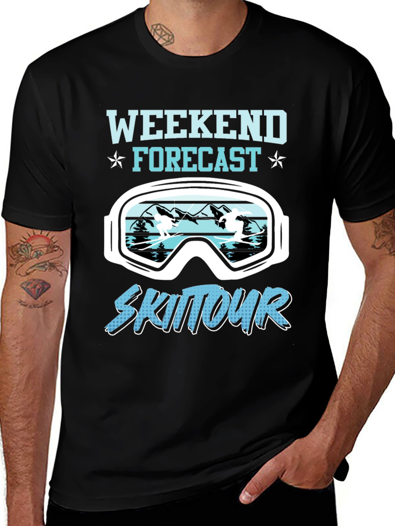 Weekend Forecast Ski Tour T-Shirt