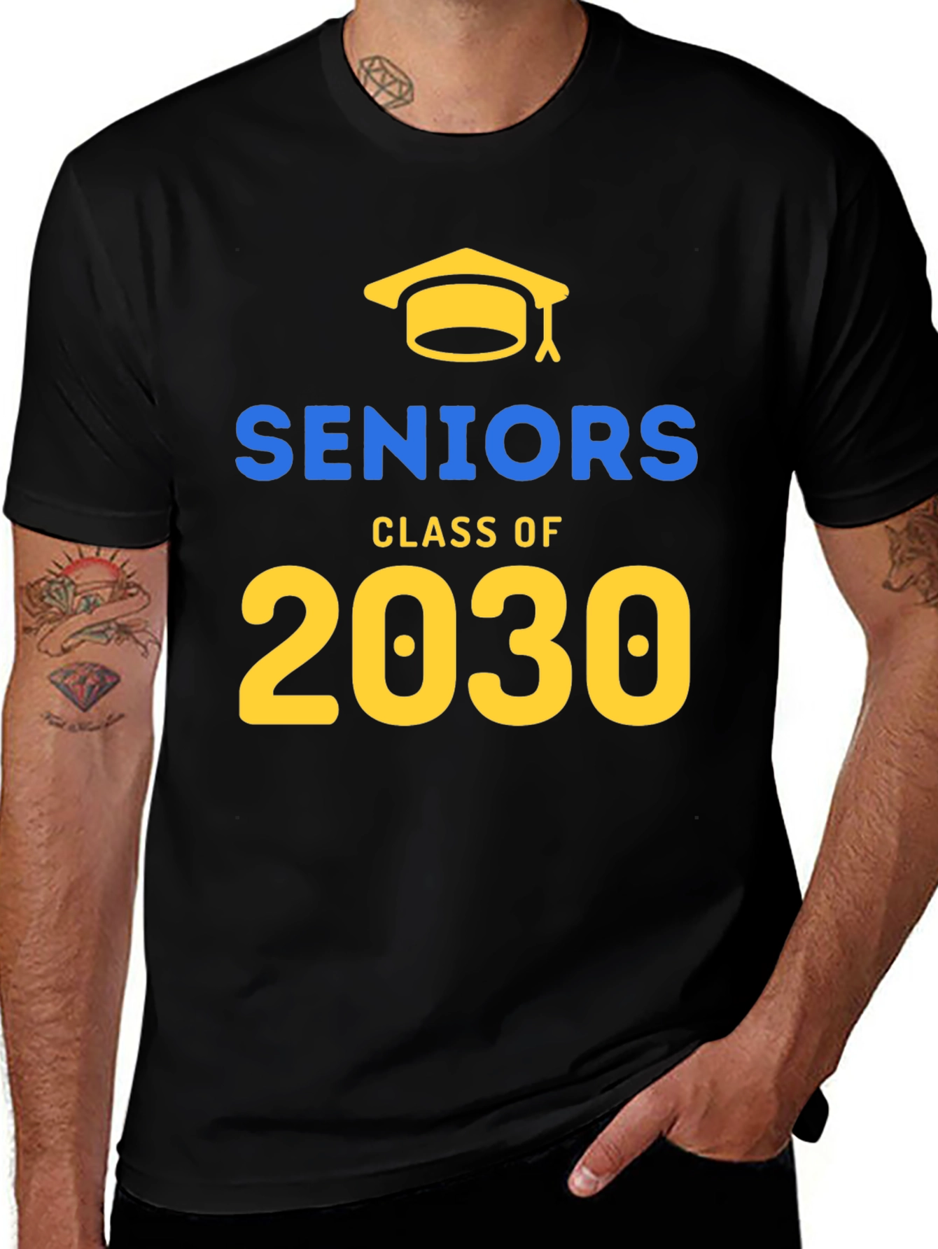 Variant 25 of Seniors Class of 2030 Graduation T-Shirt