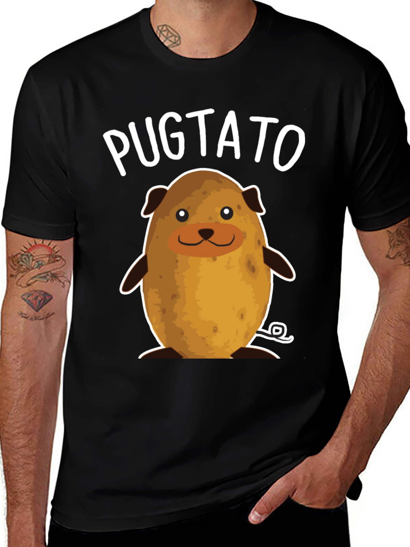 Variant 4 of Pugtato Funny T-Shirt