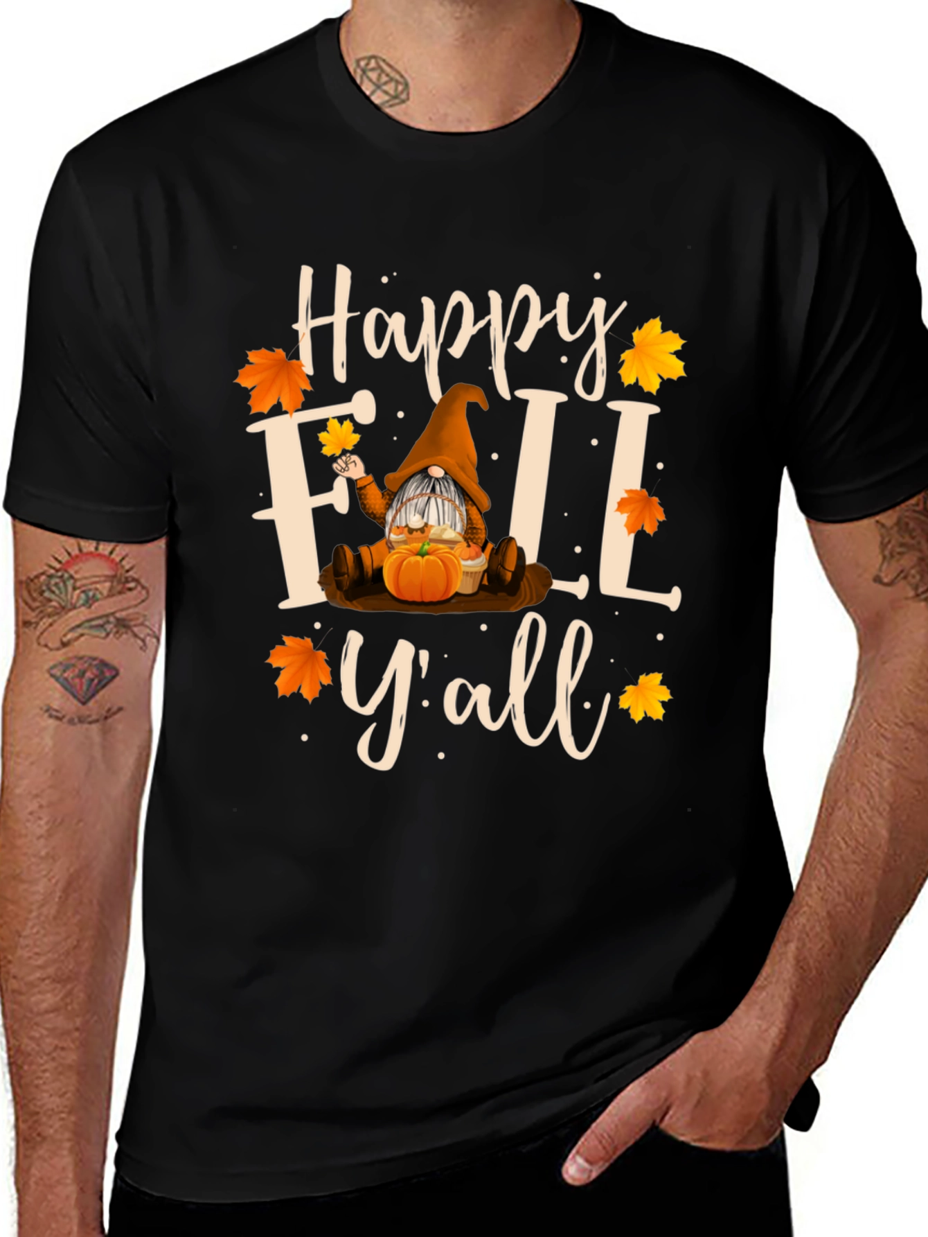 Variant 4 of Happy Fall Y'all Gnome T-Shirt
