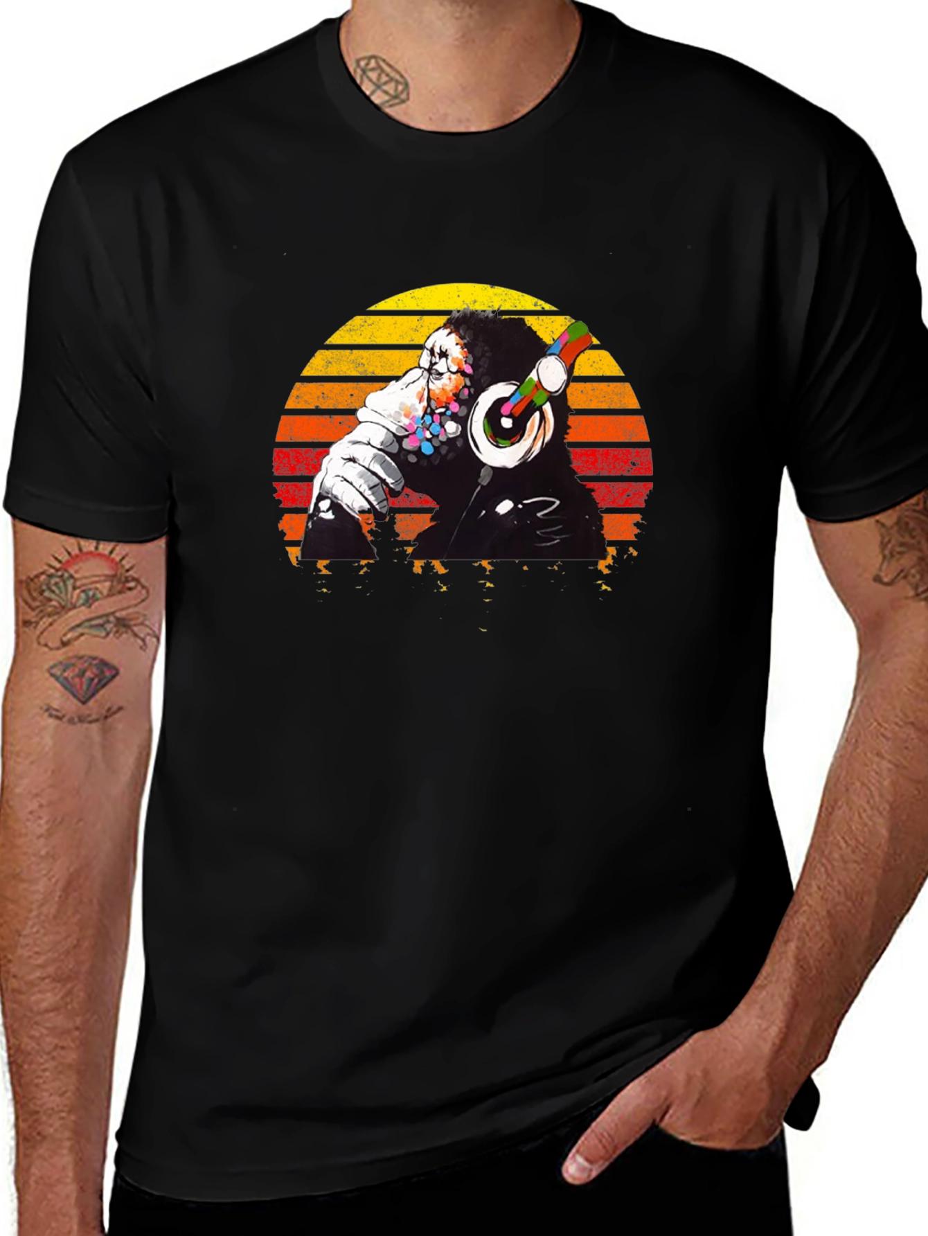 Variant 25 of Cool Ape DJ Graphic T-Shirt
