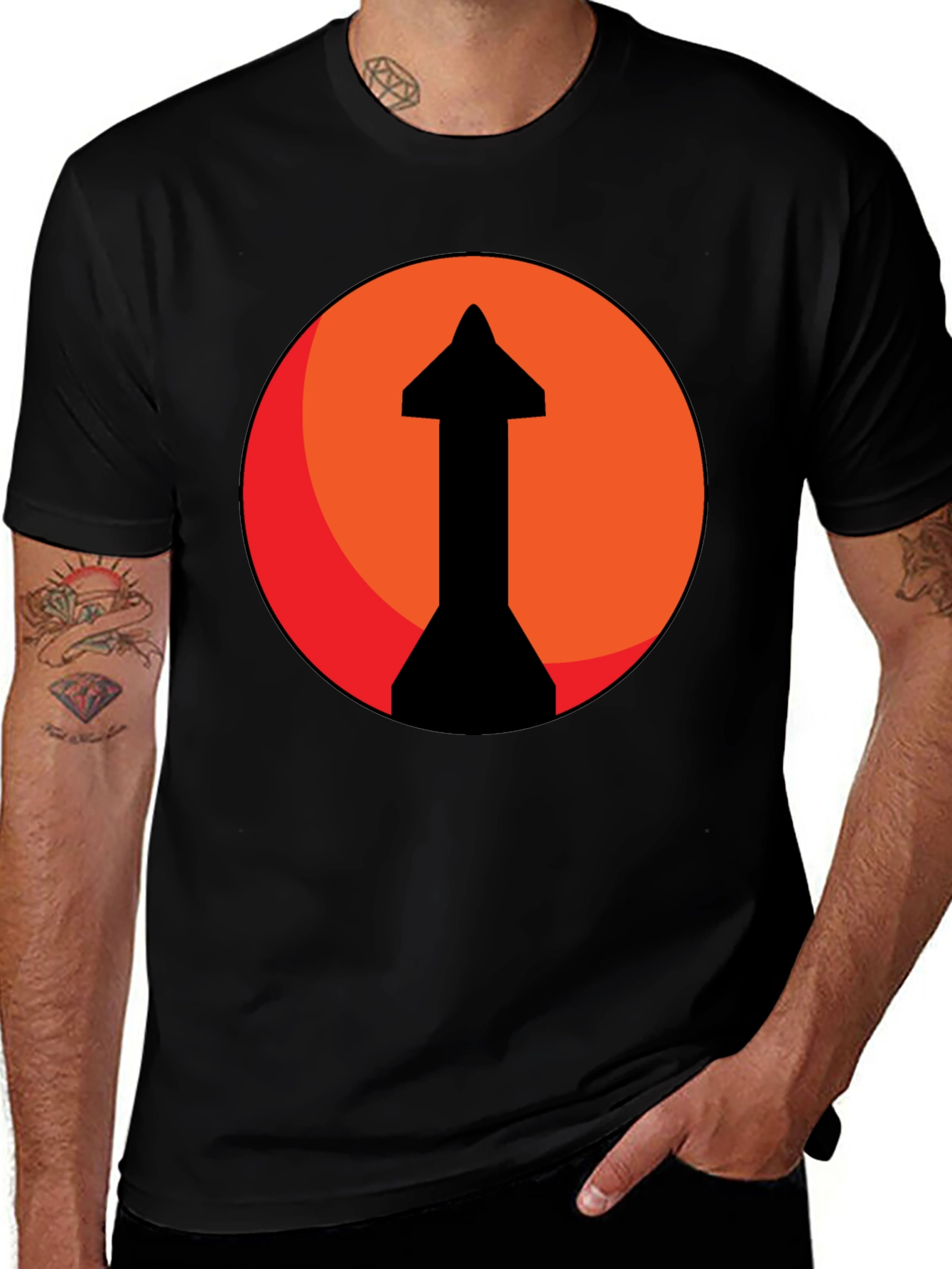 Variant 8 of Upward Arrow Graphic Tee - Bold Design