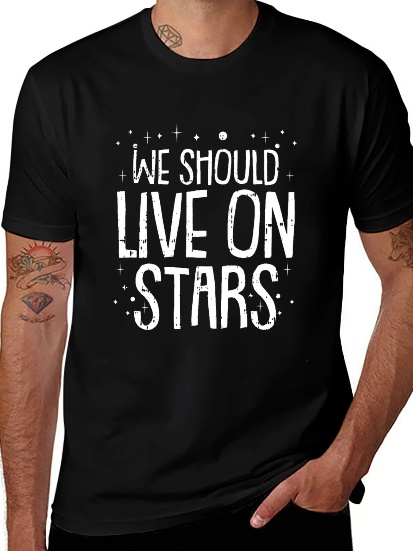 Variant 23 of We Should Live on Stars Graphic T-Shirt