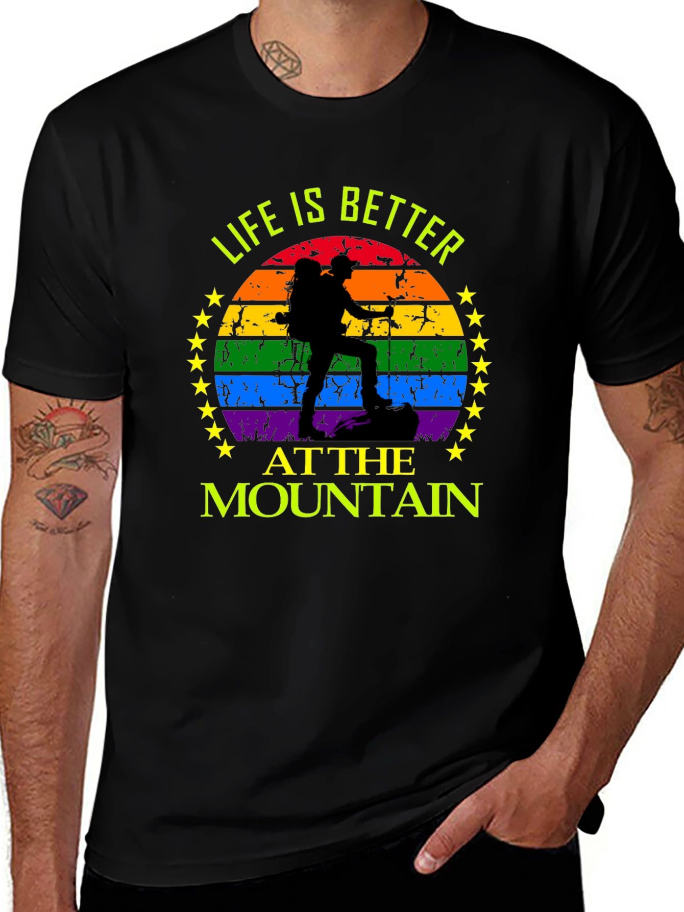 Variant 4 of Life is Better at the Mountain Graphic Tee