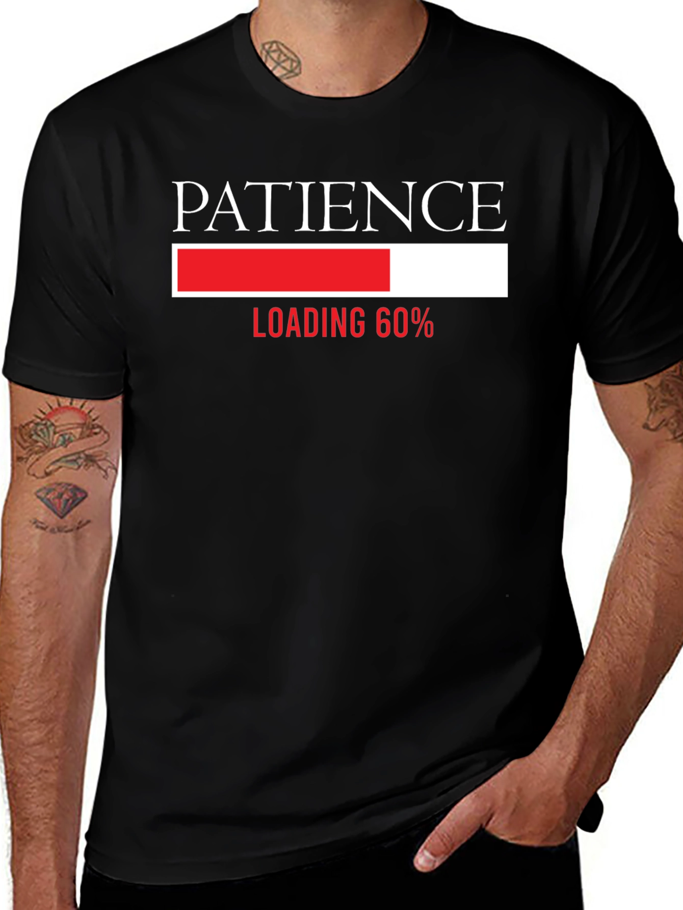 Variant 11 of Patience Loading T-Shirt - Funny Graphic Tee