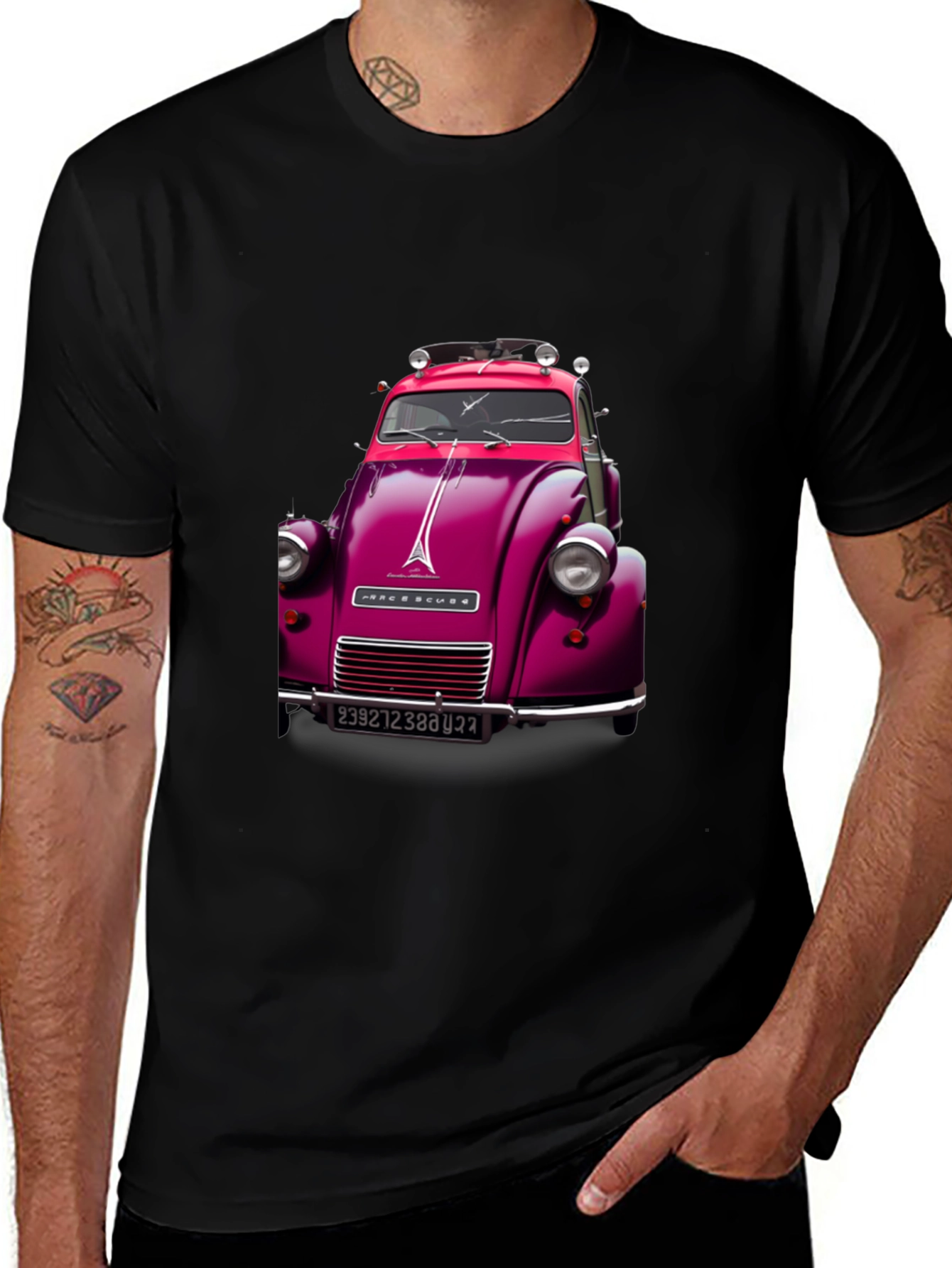 Variant 5 of Vintage Car Graphic T-Shirt