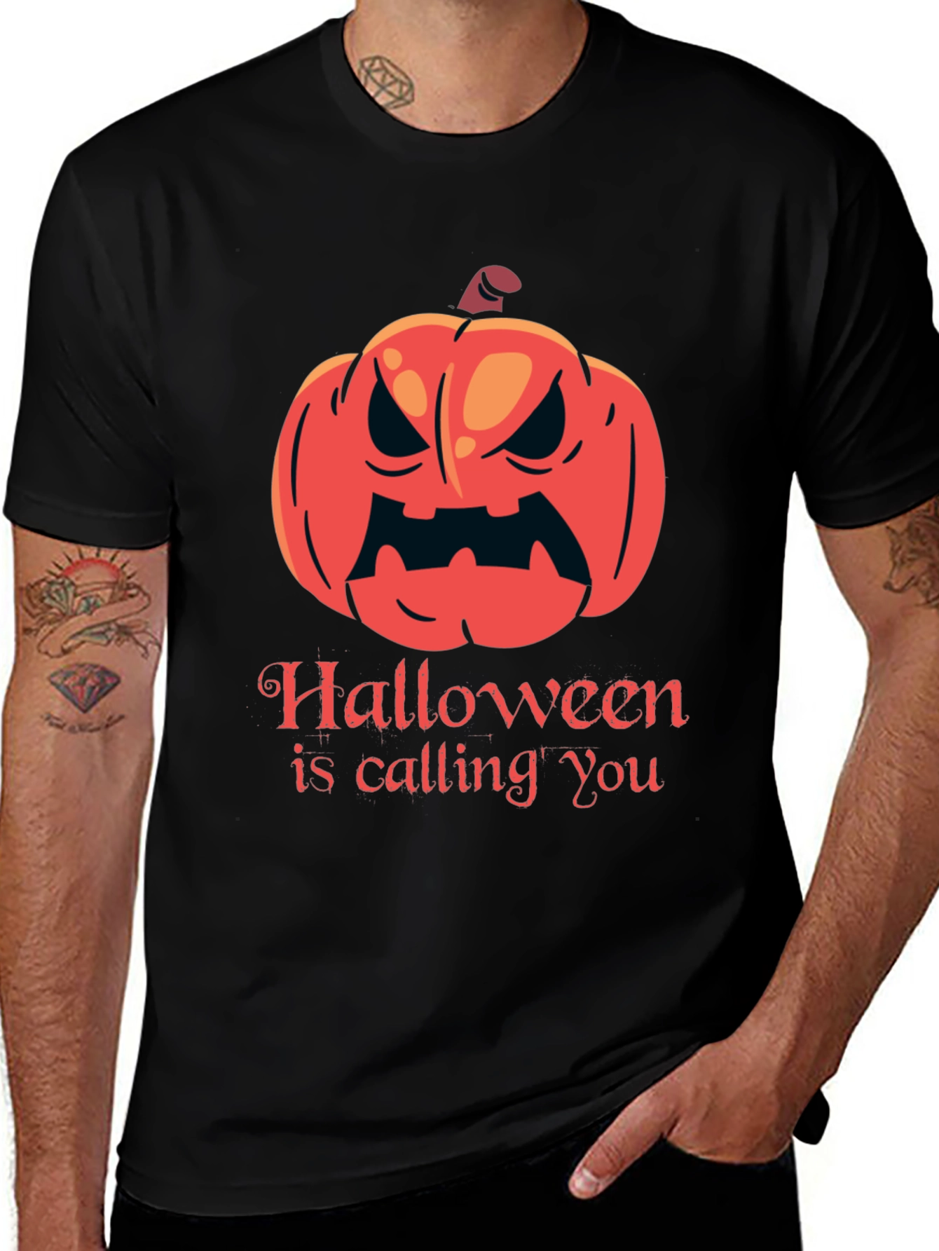 Variant 8 of Halloween Pumpkin T-Shirt - Spooky Season Tee