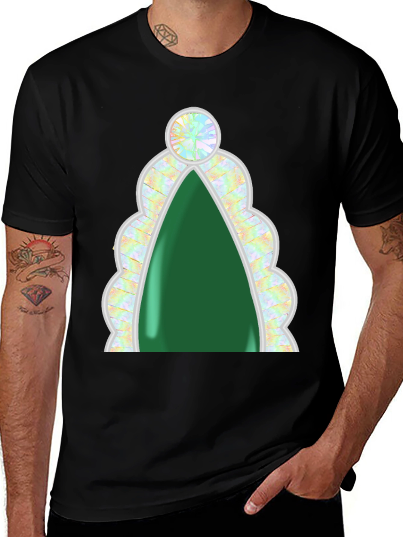 Variant 21 of Emerald Stone Graphic Tee