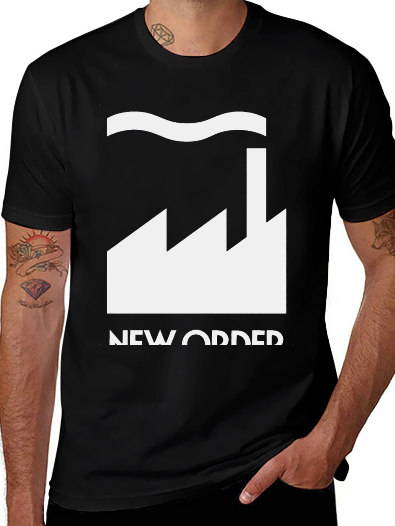 New Order Factory T-Shirt - Black